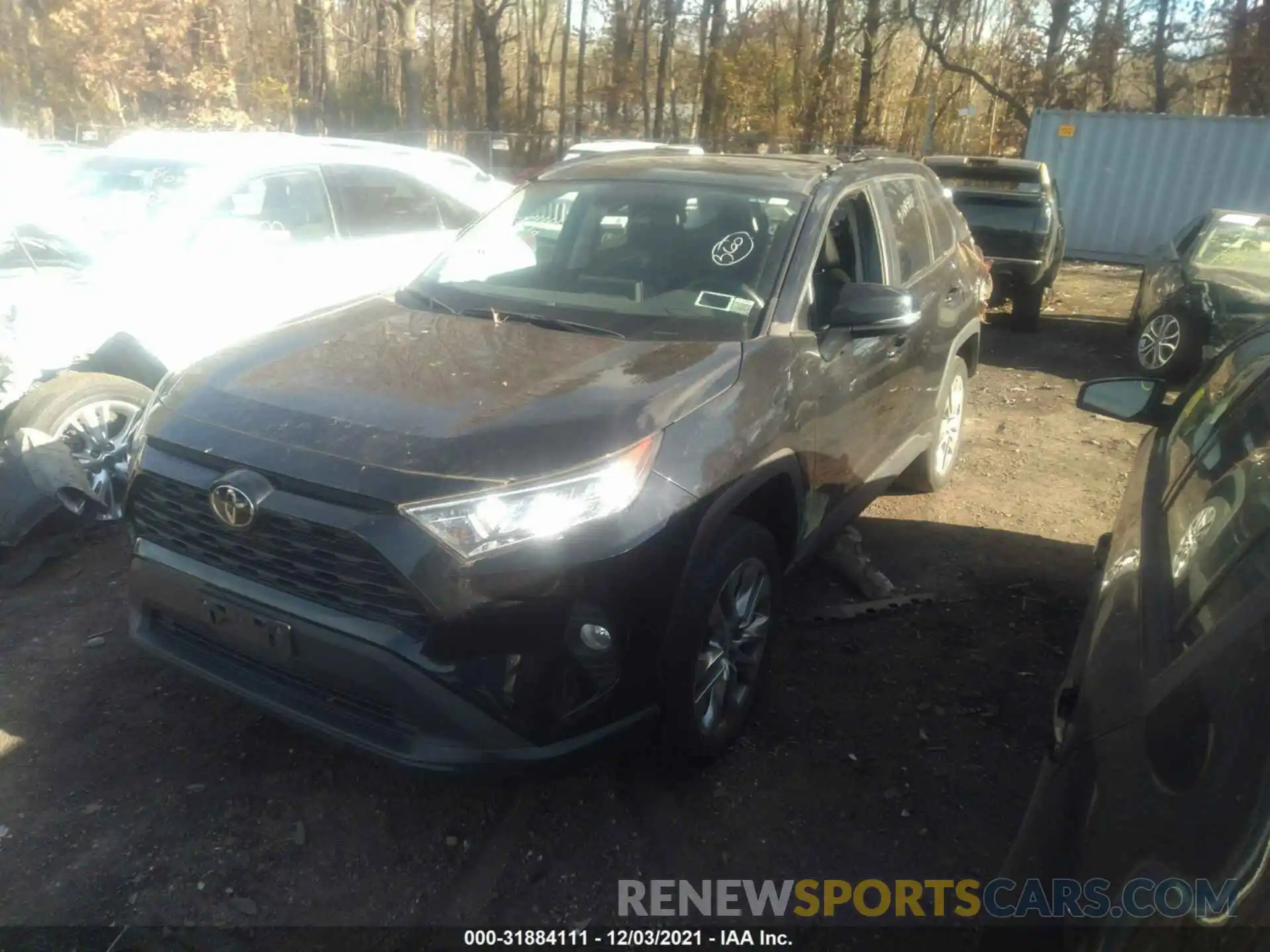 2 Фотография поврежденного автомобиля 2T3A1RFV5KC047226 TOYOTA RAV4 2019