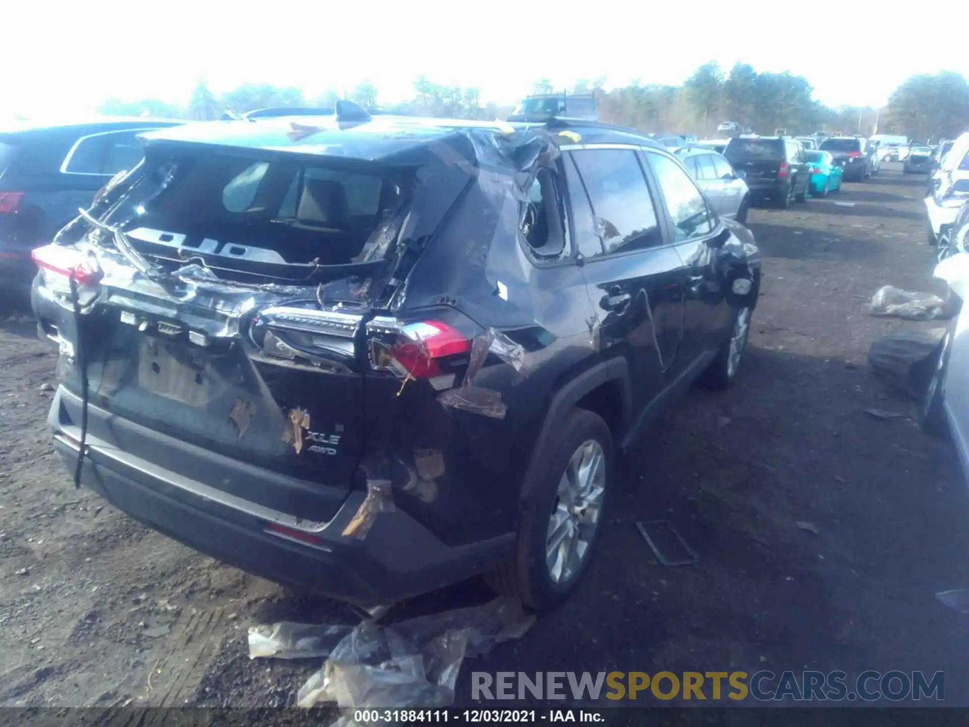 4 Фотография поврежденного автомобиля 2T3A1RFV5KC047226 TOYOTA RAV4 2019