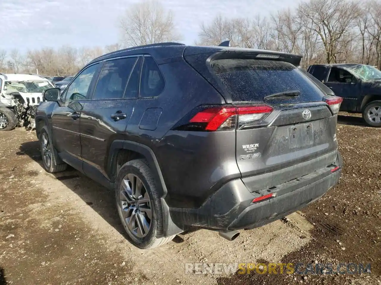 3 Фотография поврежденного автомобиля 2T3A1RFV5KW014404 TOYOTA RAV4 2019