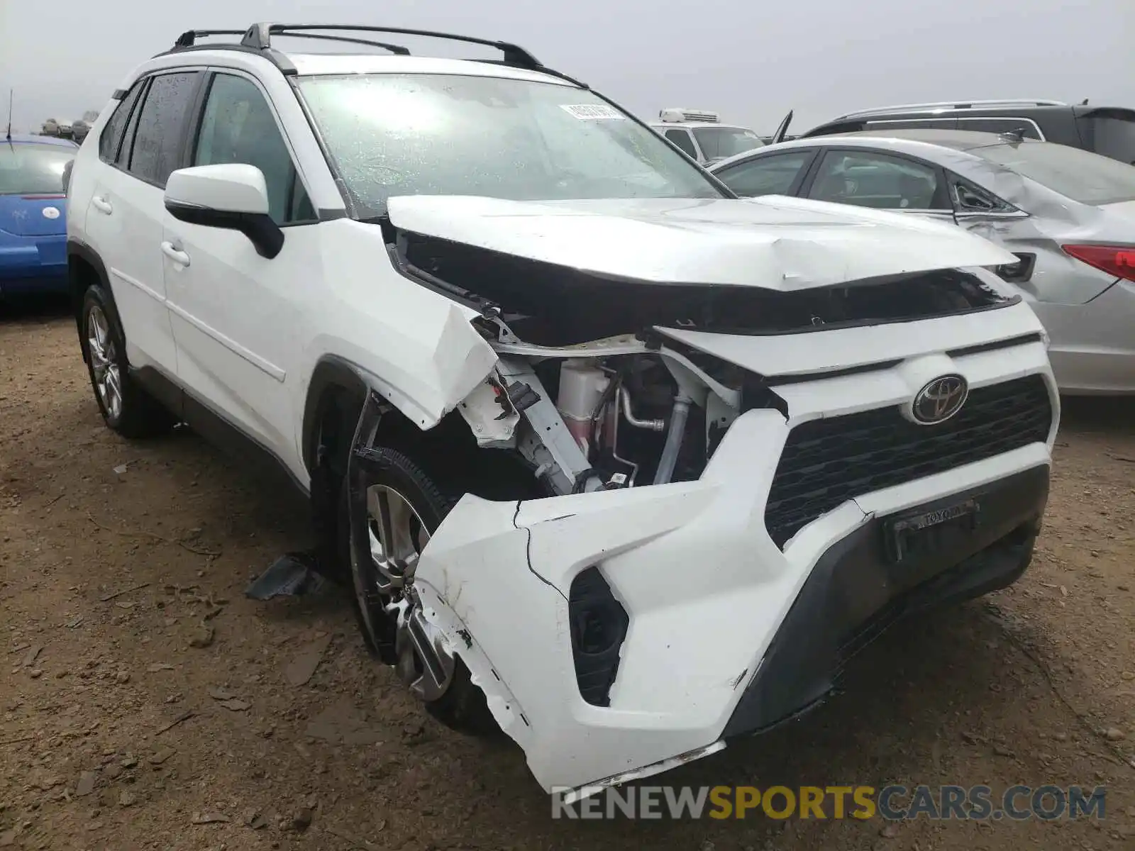 1 Photograph of a damaged car 2T3A1RFV5KW051842 TOYOTA RAV4 2019