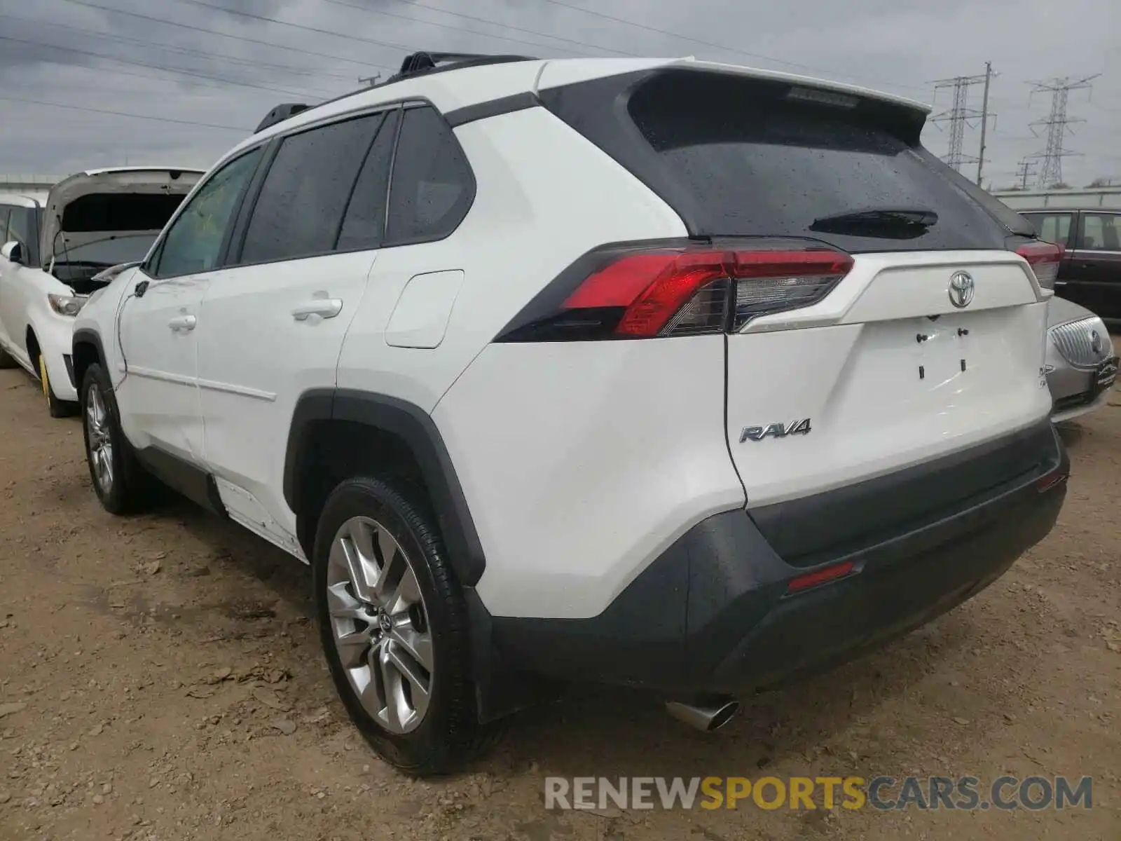 3 Photograph of a damaged car 2T3A1RFV5KW051842 TOYOTA RAV4 2019