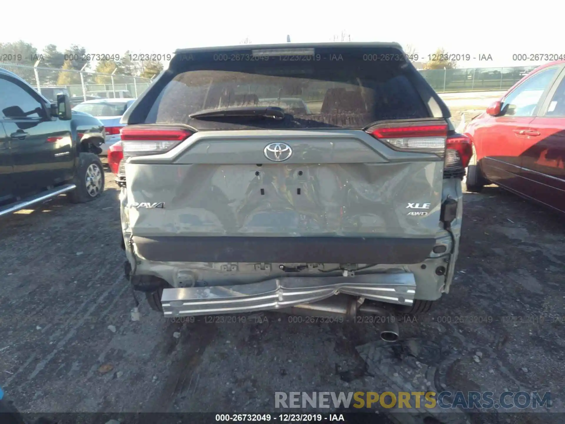 6 Фотография поврежденного автомобиля 2T3A1RFV5KW069290 TOYOTA RAV4 2019