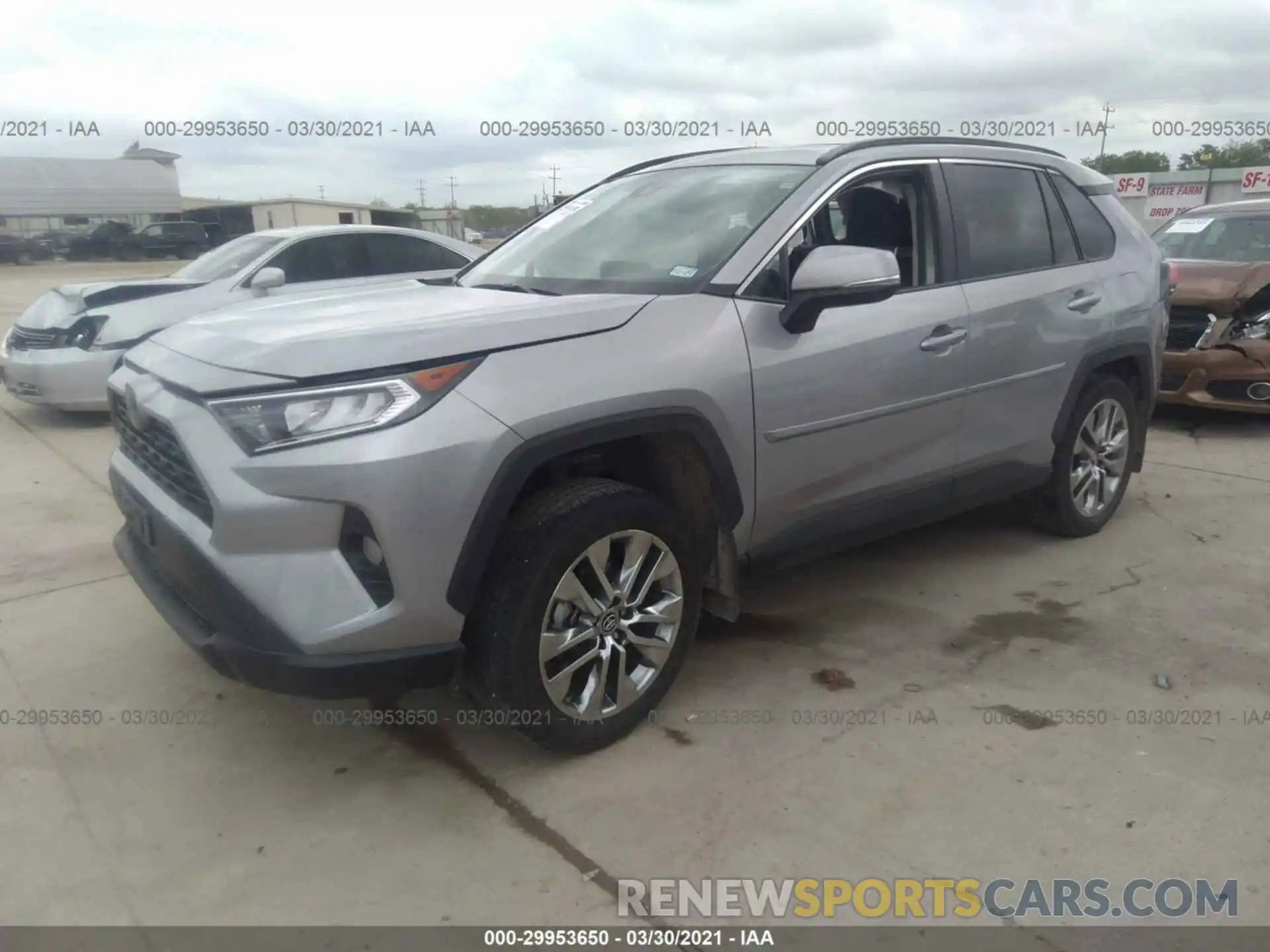 2 Фотография поврежденного автомобиля 2T3A1RFV5KW073274 TOYOTA RAV4 2019