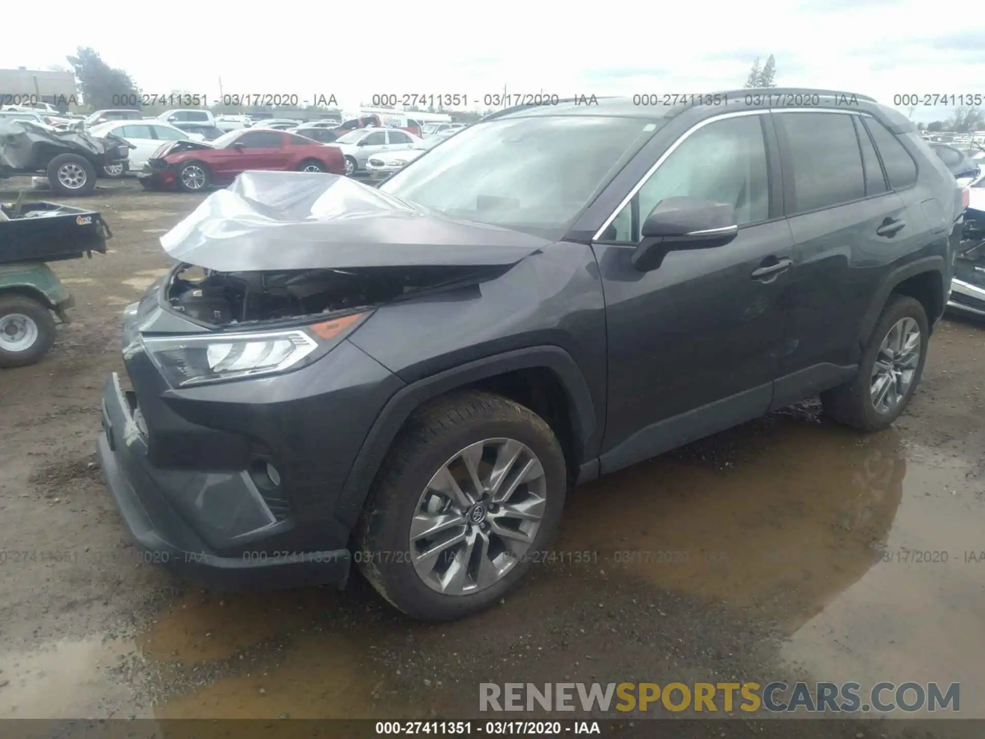 2 Photograph of a damaged car 2T3A1RFV5KW075591 TOYOTA RAV4 2019