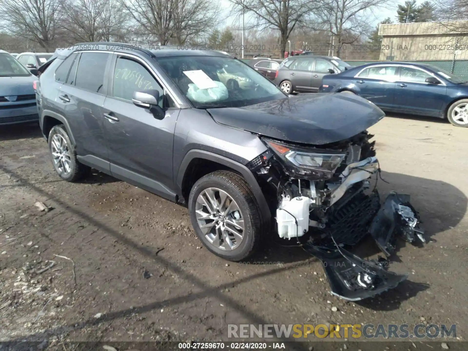 1 Photograph of a damaged car 2T3A1RFV5KW081276 TOYOTA RAV4 2019