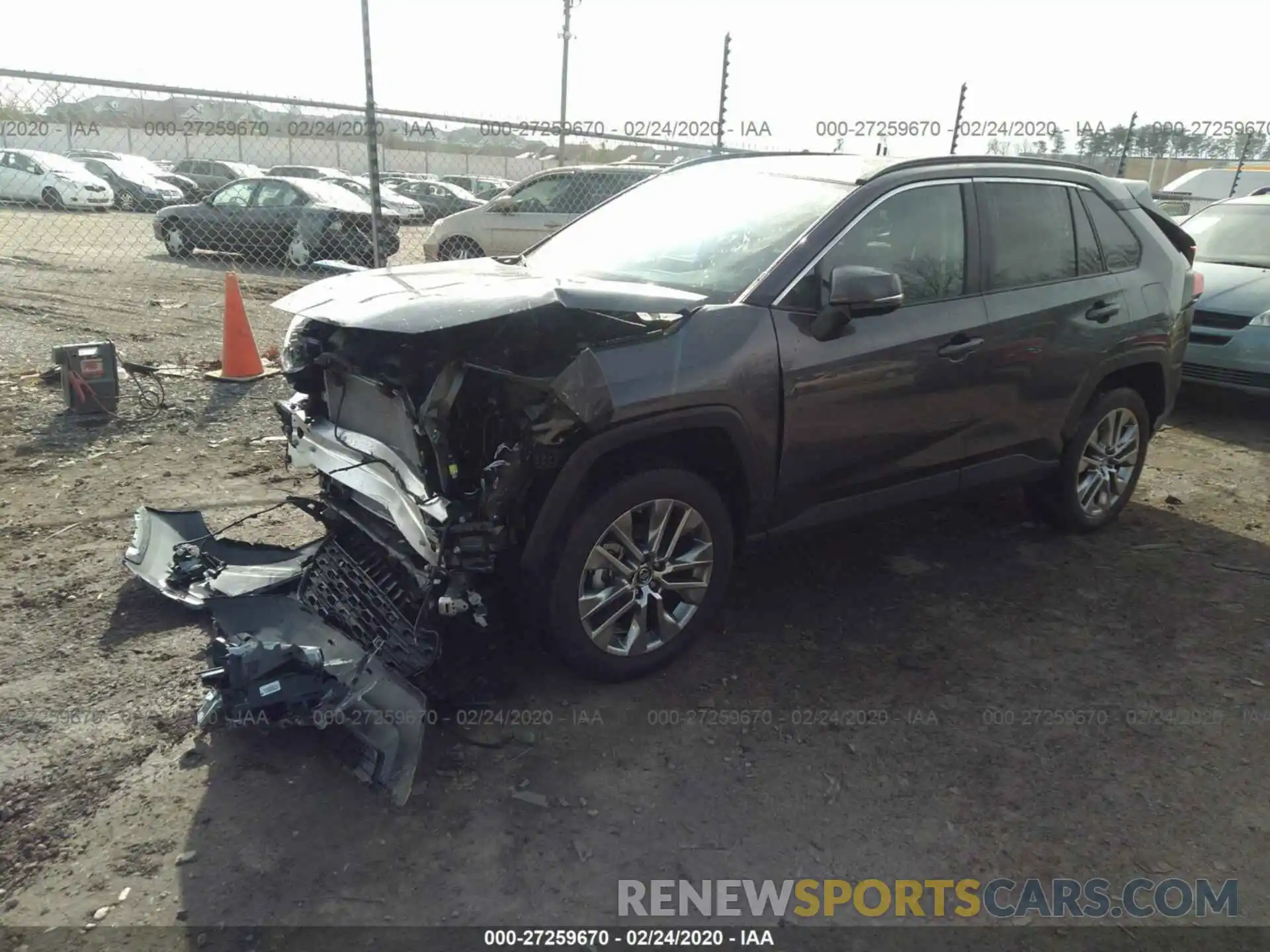 2 Photograph of a damaged car 2T3A1RFV5KW081276 TOYOTA RAV4 2019