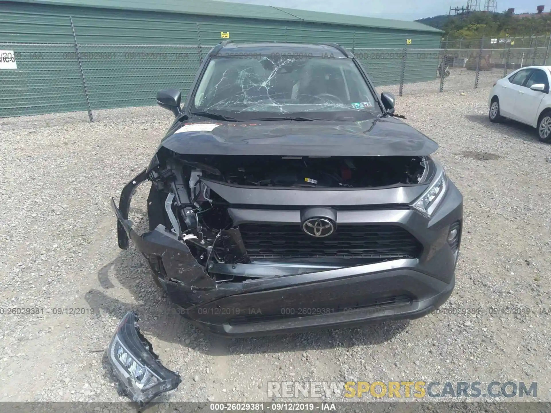 6 Photograph of a damaged car 2T3A1RFV6KC012033 TOYOTA RAV4 2019