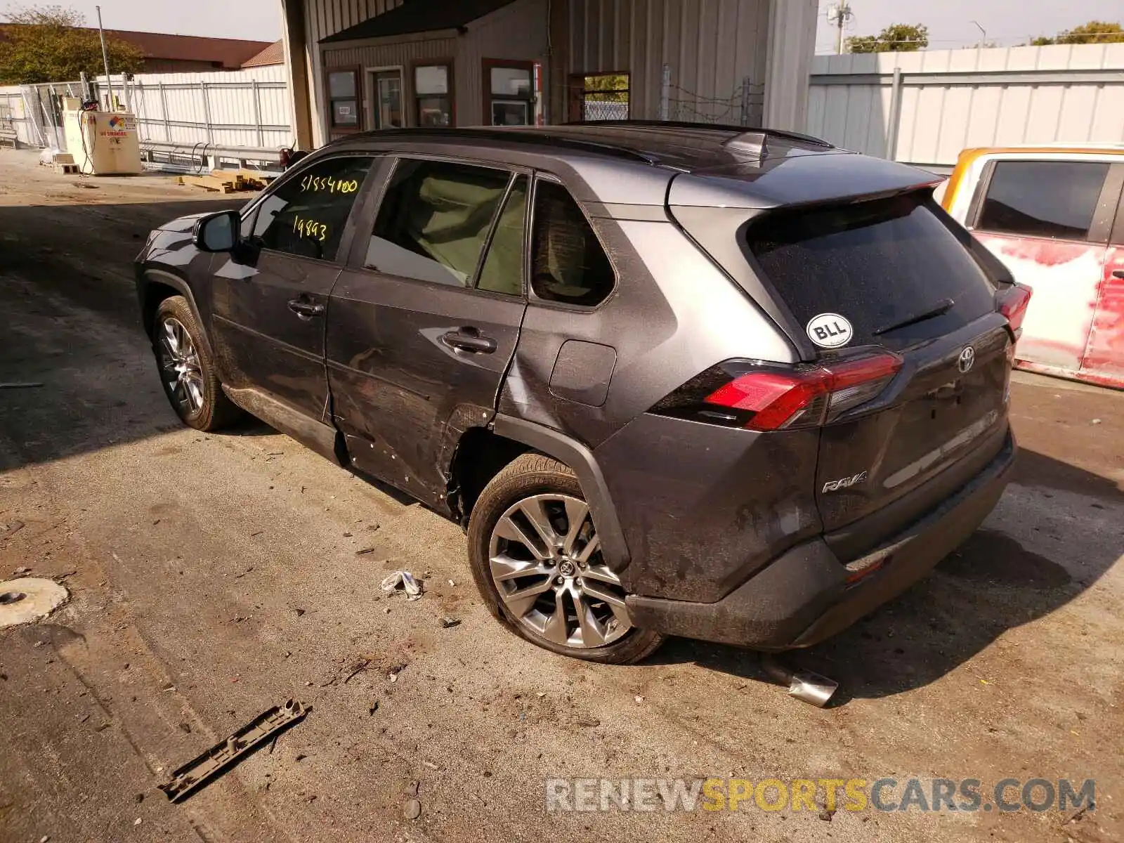 3 Photograph of a damaged car 2T3A1RFV6KC024246 TOYOTA RAV4 2019