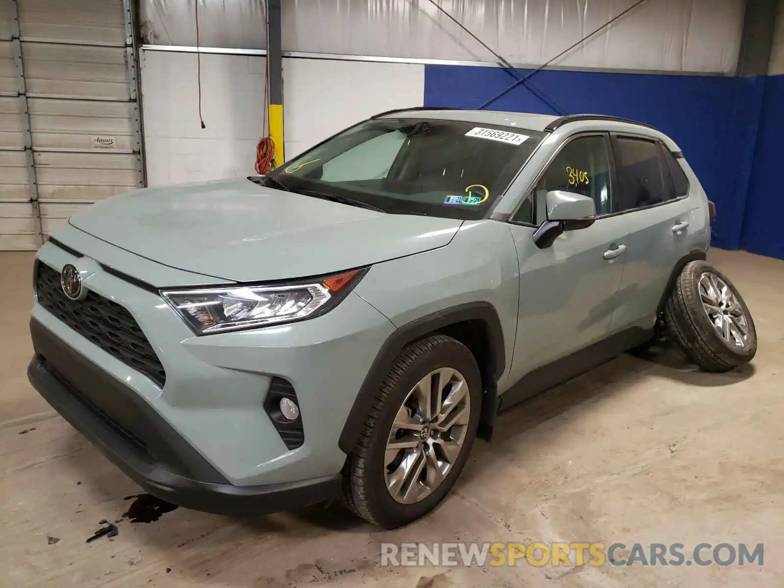 2 Photograph of a damaged car 2T3A1RFV6KC039197 TOYOTA RAV4 2019