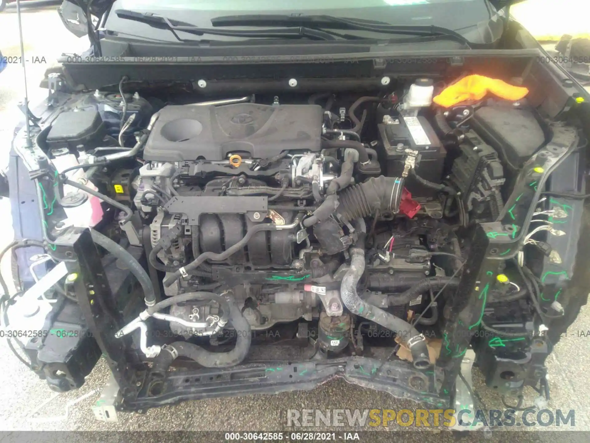 10 Фотография поврежденного автомобиля 2T3A1RFV6KC039958 TOYOTA RAV4 2019