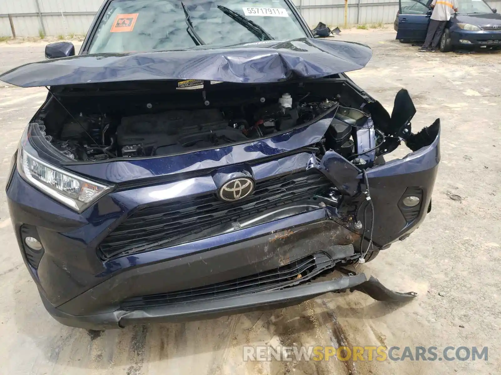 9 Фотография поврежденного автомобиля 2T3A1RFV6KC041418 TOYOTA RAV4 2019