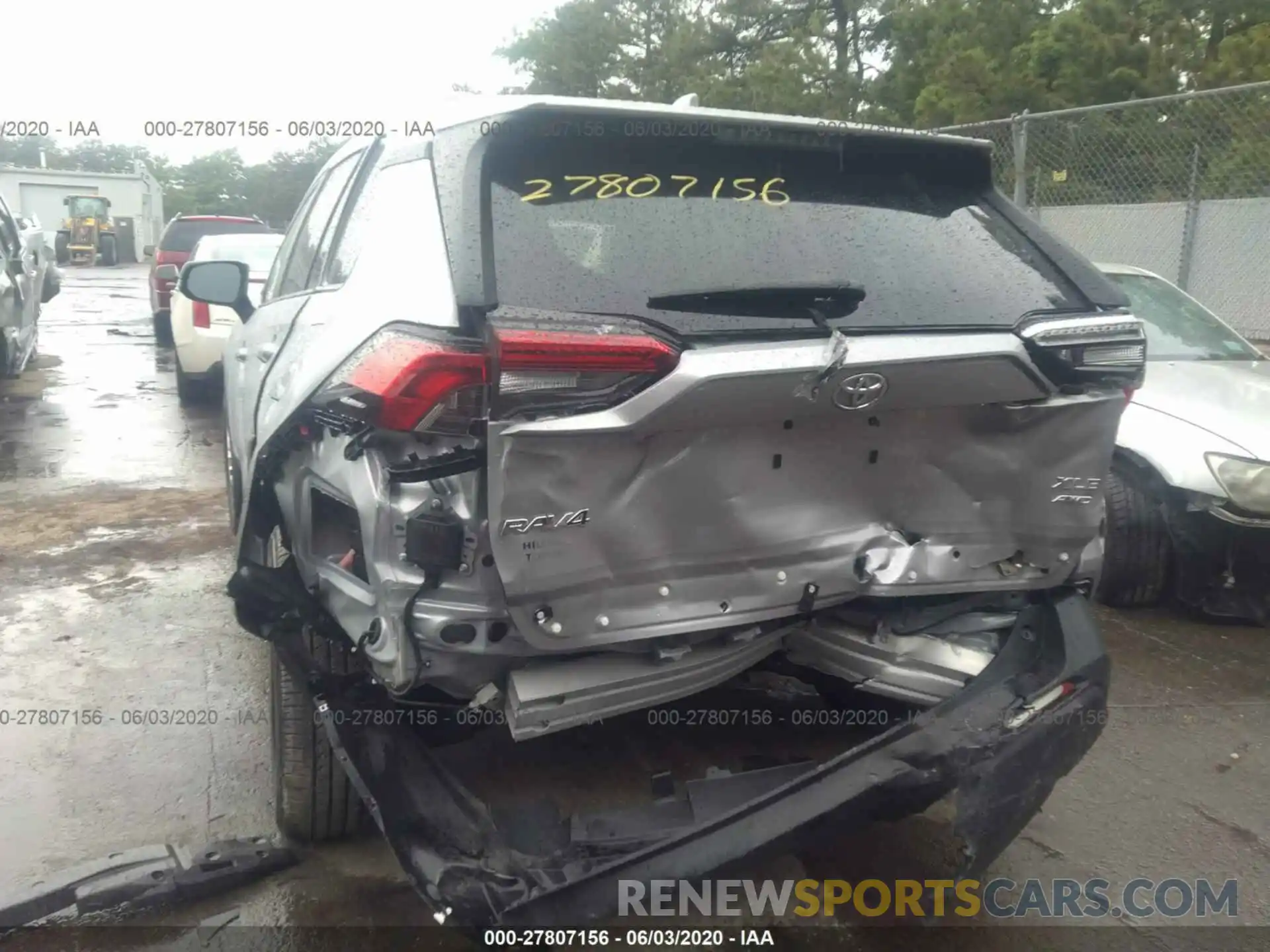 6 Photograph of a damaged car 2T3A1RFV6KC042875 TOYOTA RAV4 2019