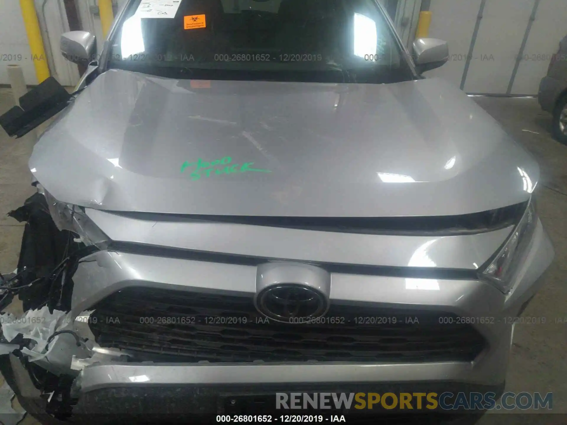 10 Фотография поврежденного автомобиля 2T3A1RFV6KC042911 TOYOTA RAV4 2019