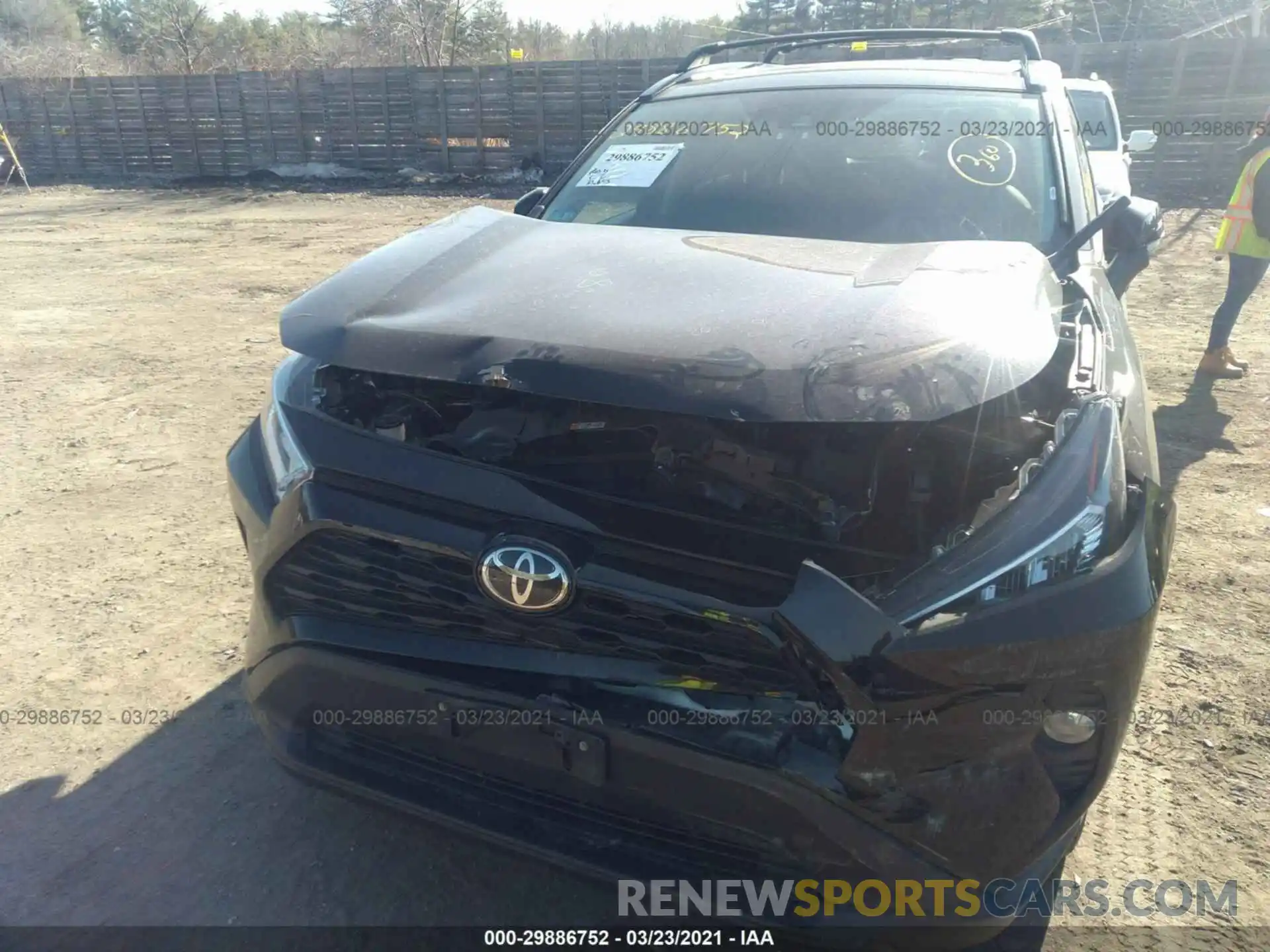 6 Photograph of a damaged car 2T3A1RFV6KW001659 TOYOTA RAV4 2019