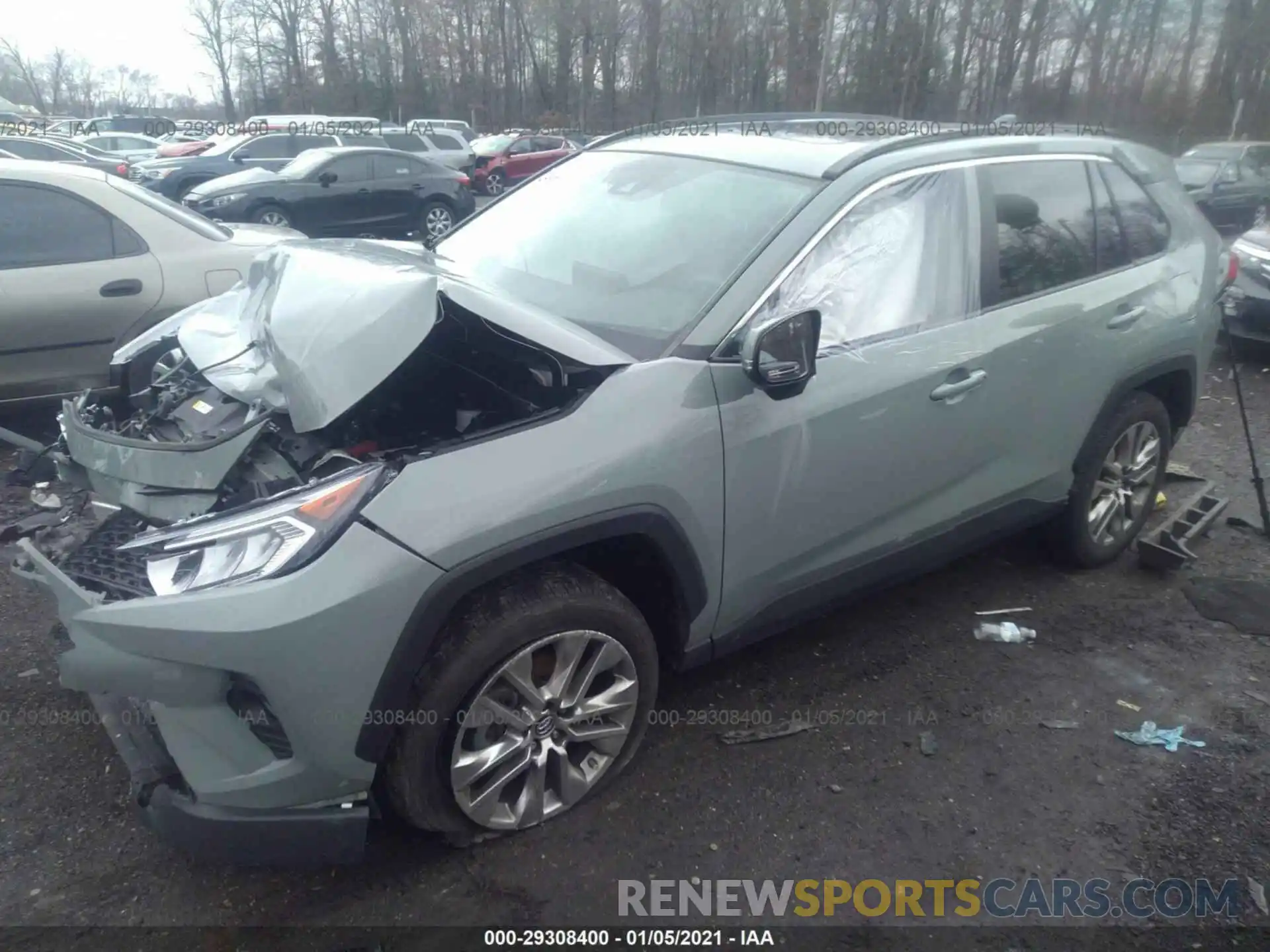 2 Photograph of a damaged car 2T3A1RFV6KW044995 TOYOTA RAV4 2019