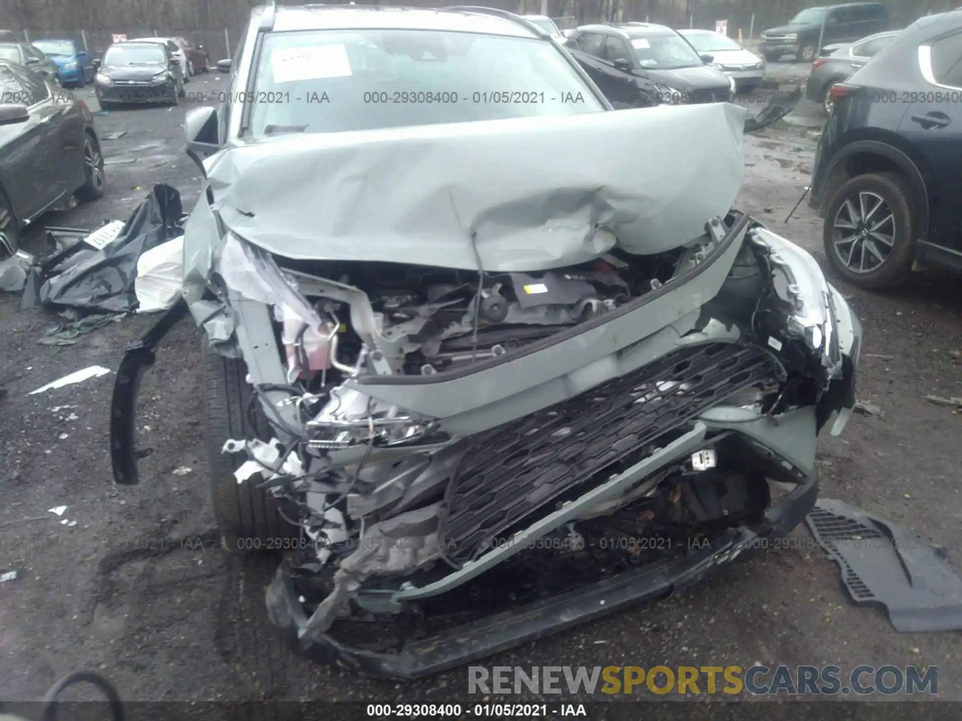 6 Photograph of a damaged car 2T3A1RFV6KW044995 TOYOTA RAV4 2019