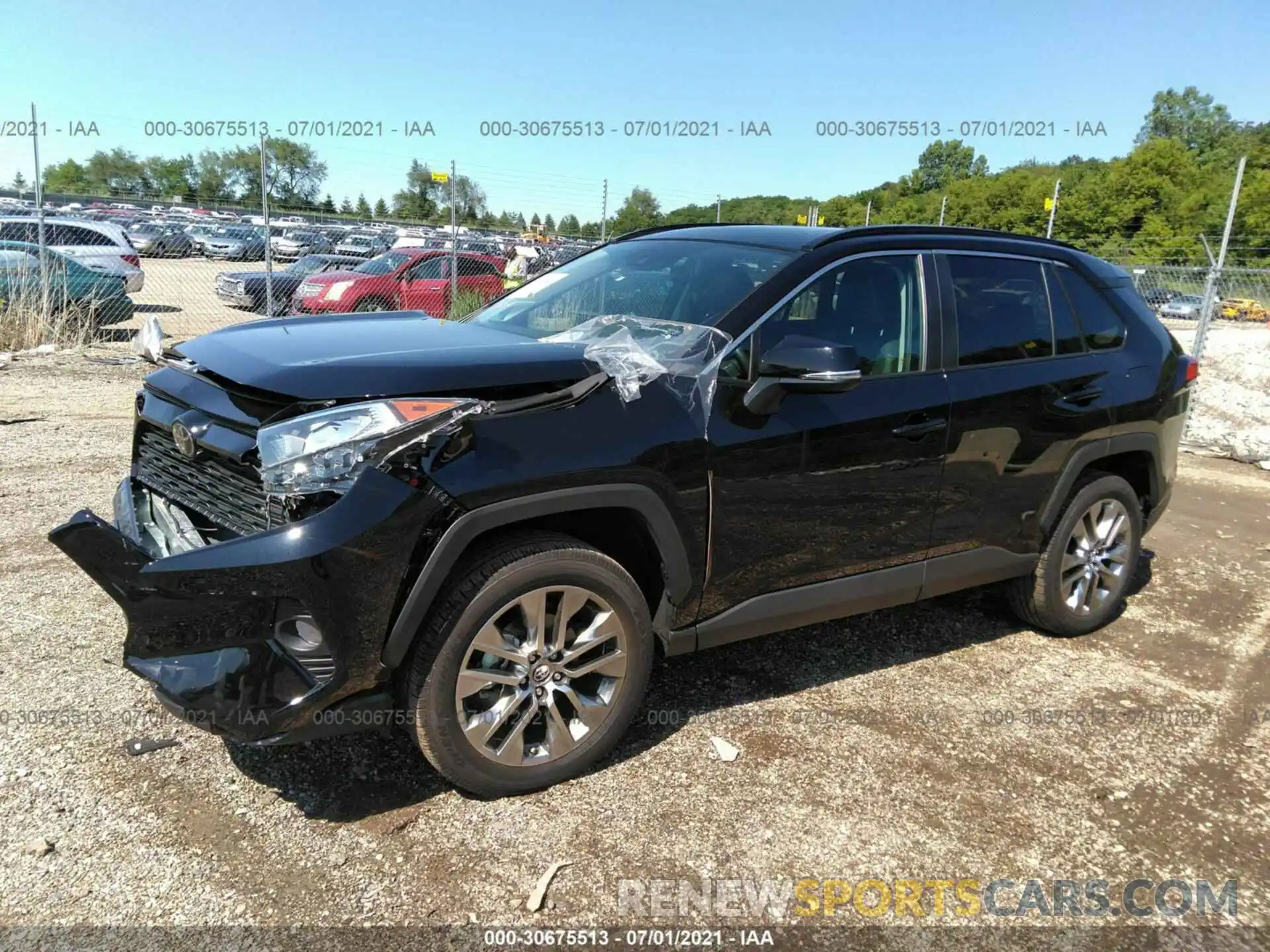 2 Photograph of a damaged car 2T3A1RFV6KW069783 TOYOTA RAV4 2019