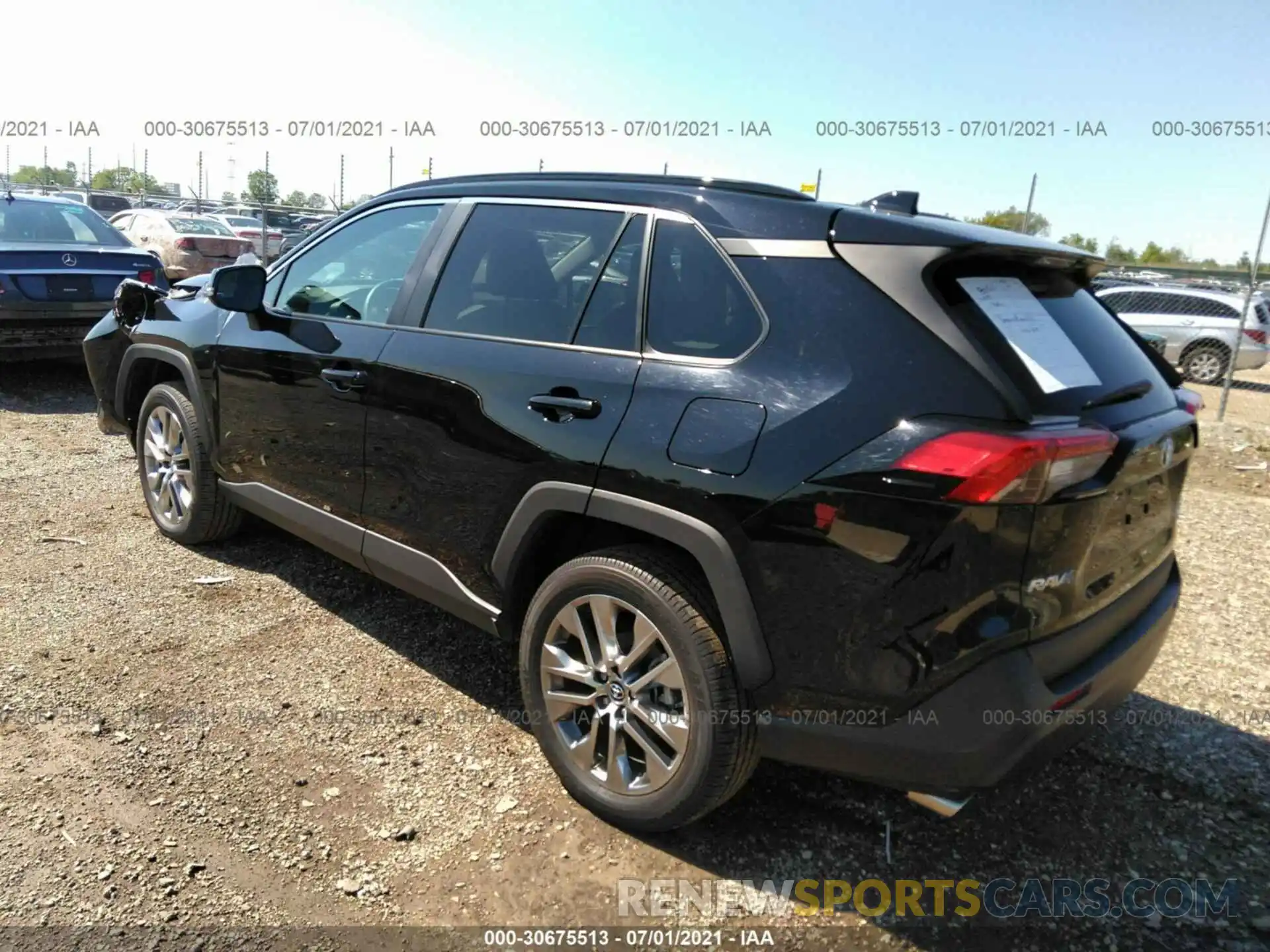 3 Фотография поврежденного автомобиля 2T3A1RFV6KW069783 TOYOTA RAV4 2019