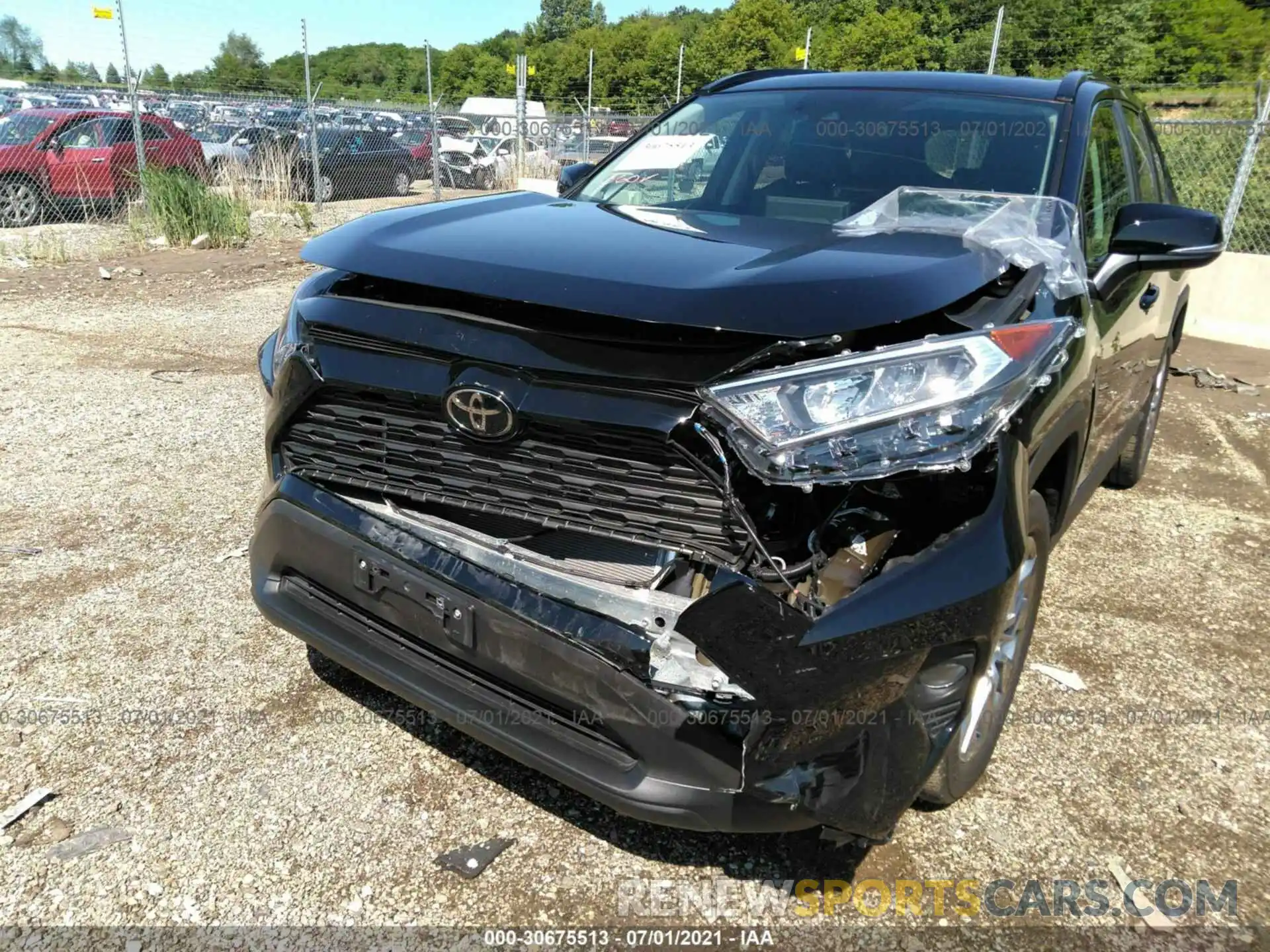 6 Фотография поврежденного автомобиля 2T3A1RFV6KW069783 TOYOTA RAV4 2019