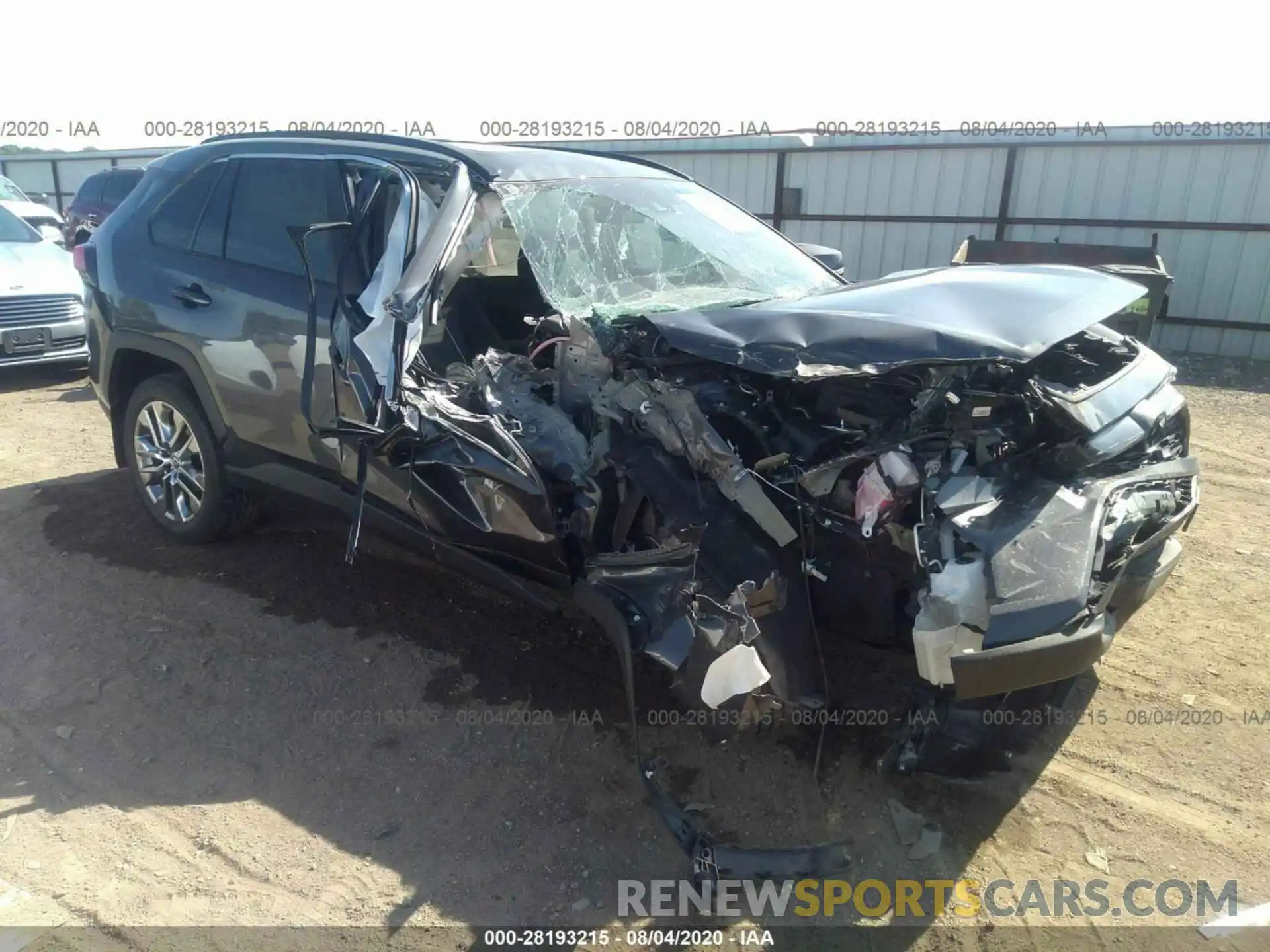 1 Photograph of a damaged car 2T3A1RFV6KW076233 TOYOTA RAV4 2019