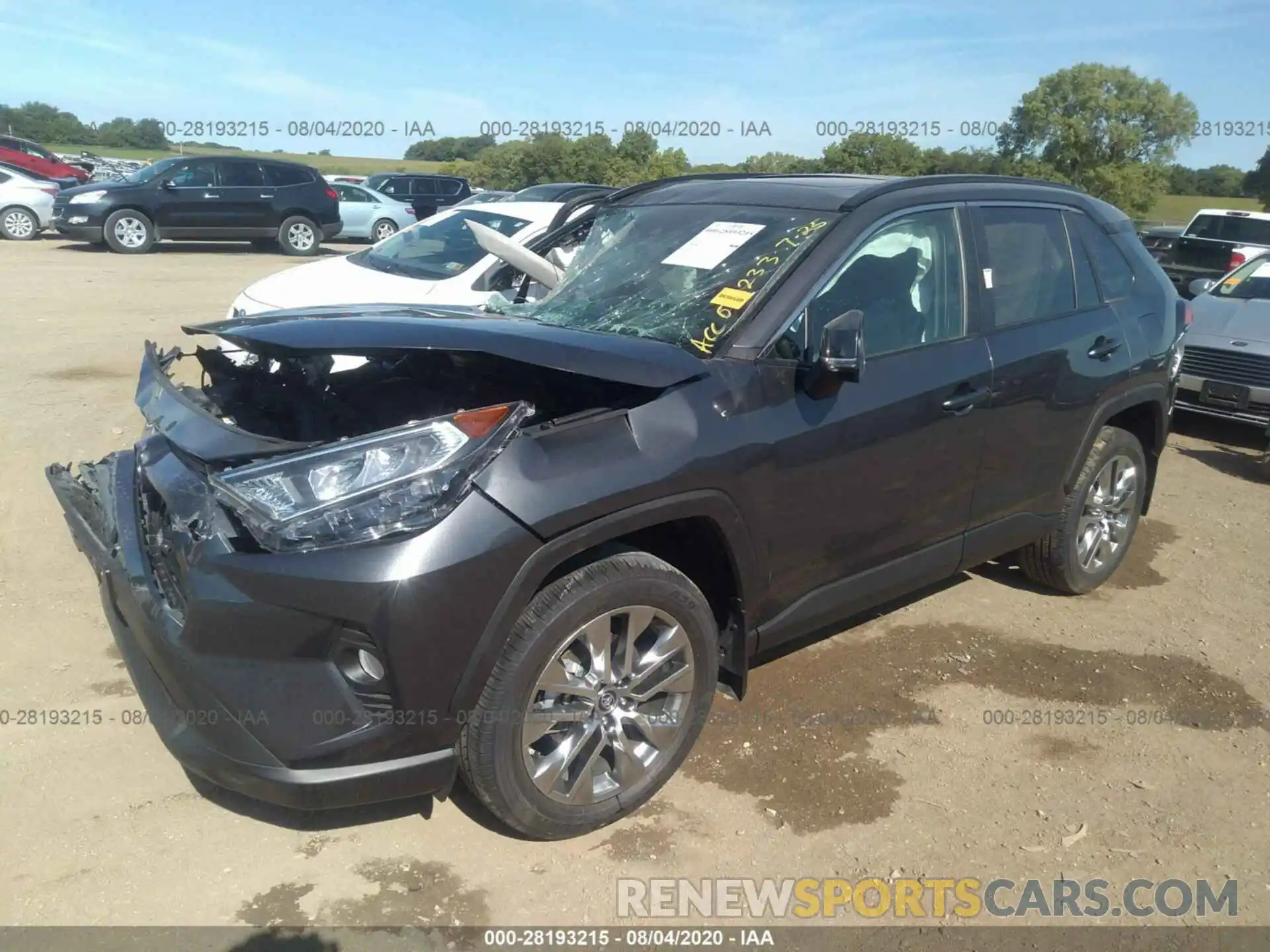 2 Фотография поврежденного автомобиля 2T3A1RFV6KW076233 TOYOTA RAV4 2019