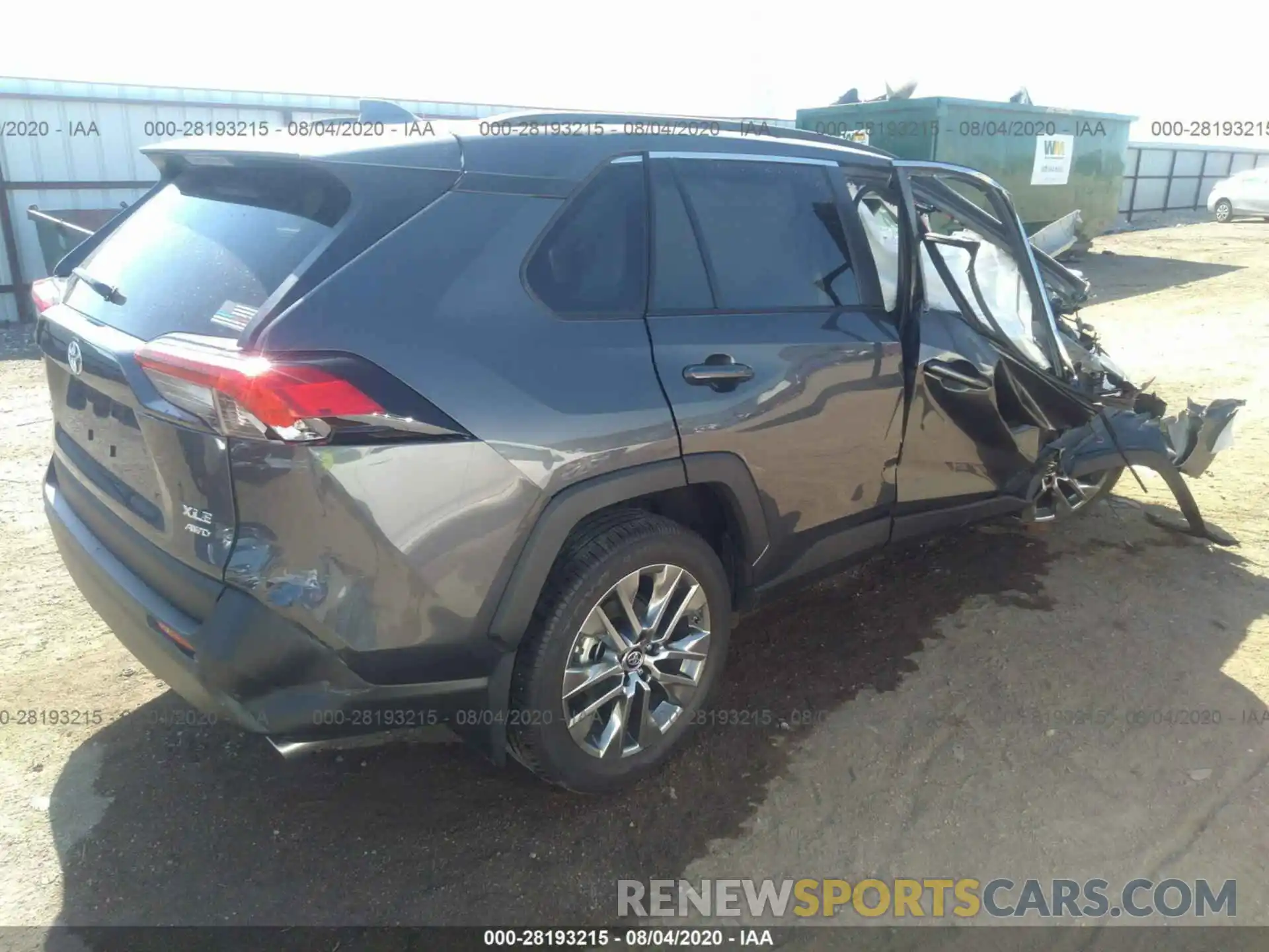 4 Photograph of a damaged car 2T3A1RFV6KW076233 TOYOTA RAV4 2019