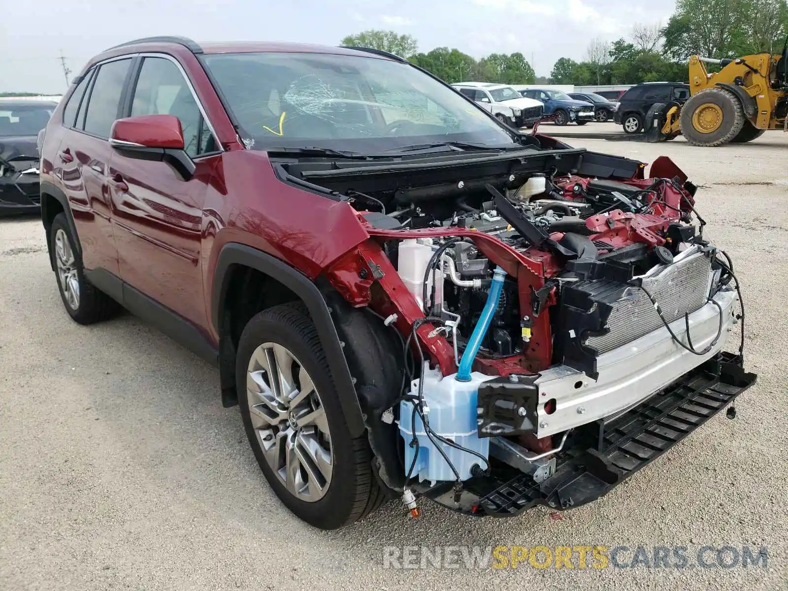 1 Photograph of a damaged car 2T3A1RFV7KC023171 TOYOTA RAV4 2019