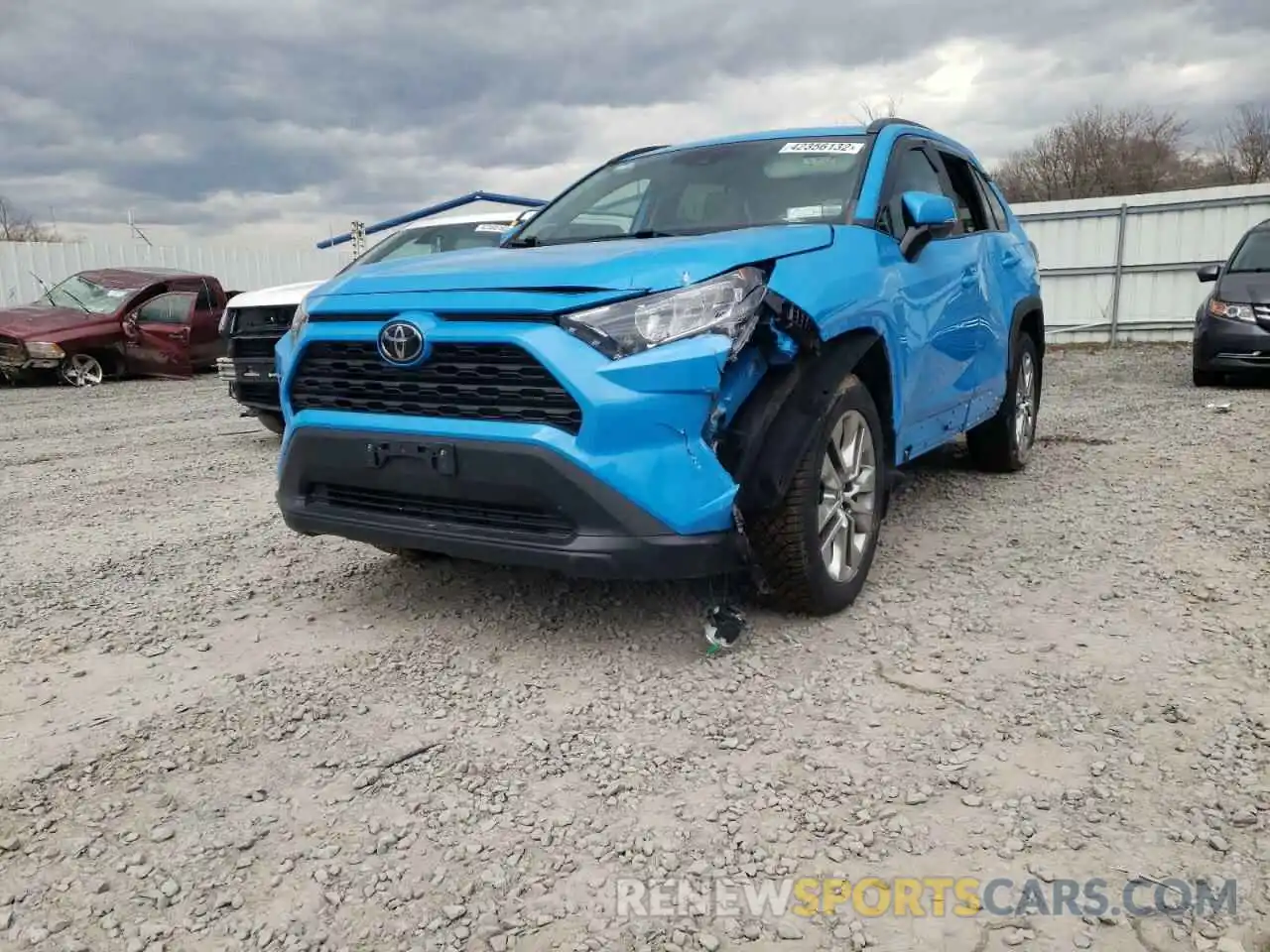 2 Фотография поврежденного автомобиля 2T3A1RFV7KC026846 TOYOTA RAV4 2019