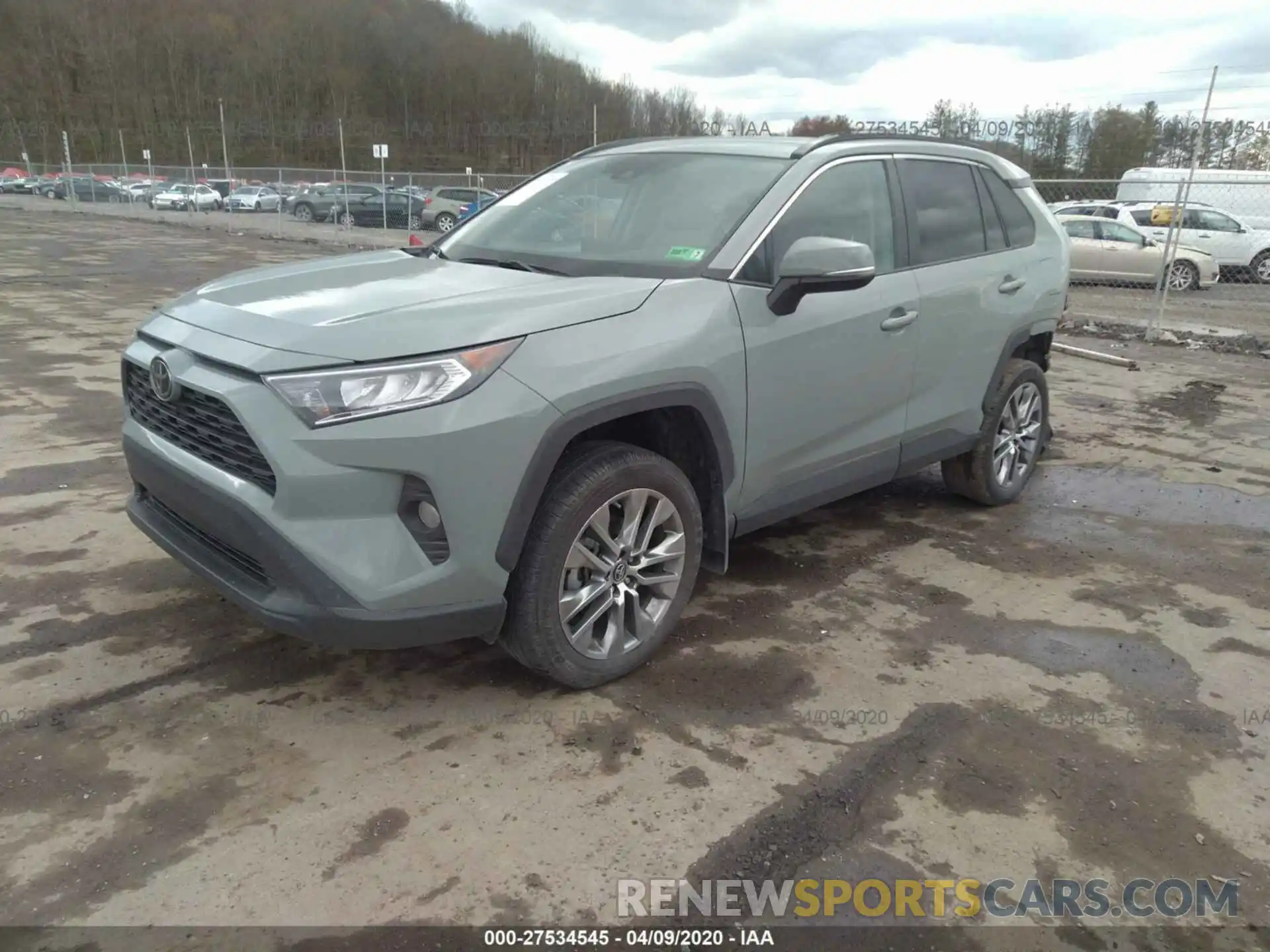 2 Фотография поврежденного автомобиля 2T3A1RFV7KC027690 TOYOTA RAV4 2019