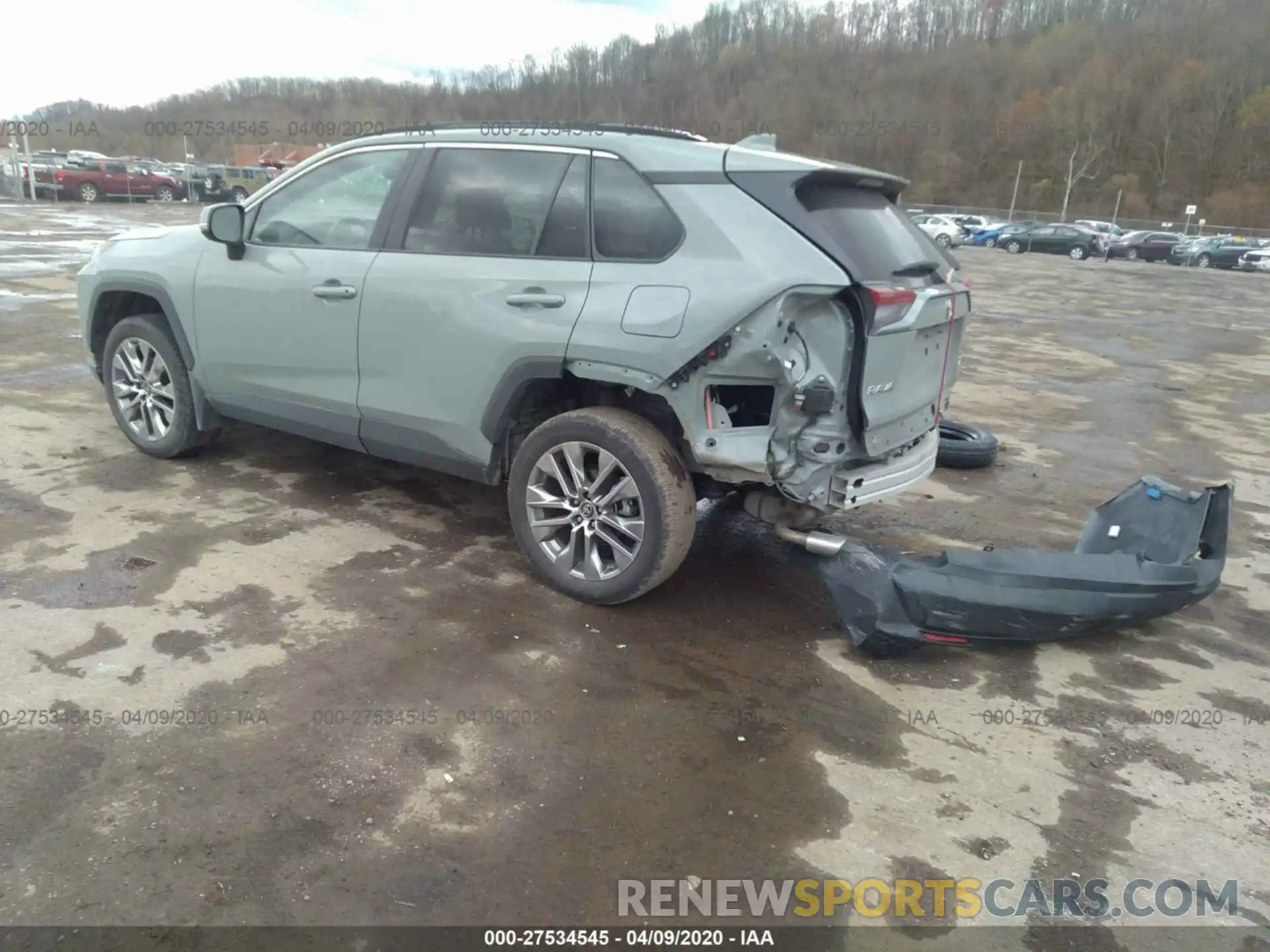 3 Фотография поврежденного автомобиля 2T3A1RFV7KC027690 TOYOTA RAV4 2019