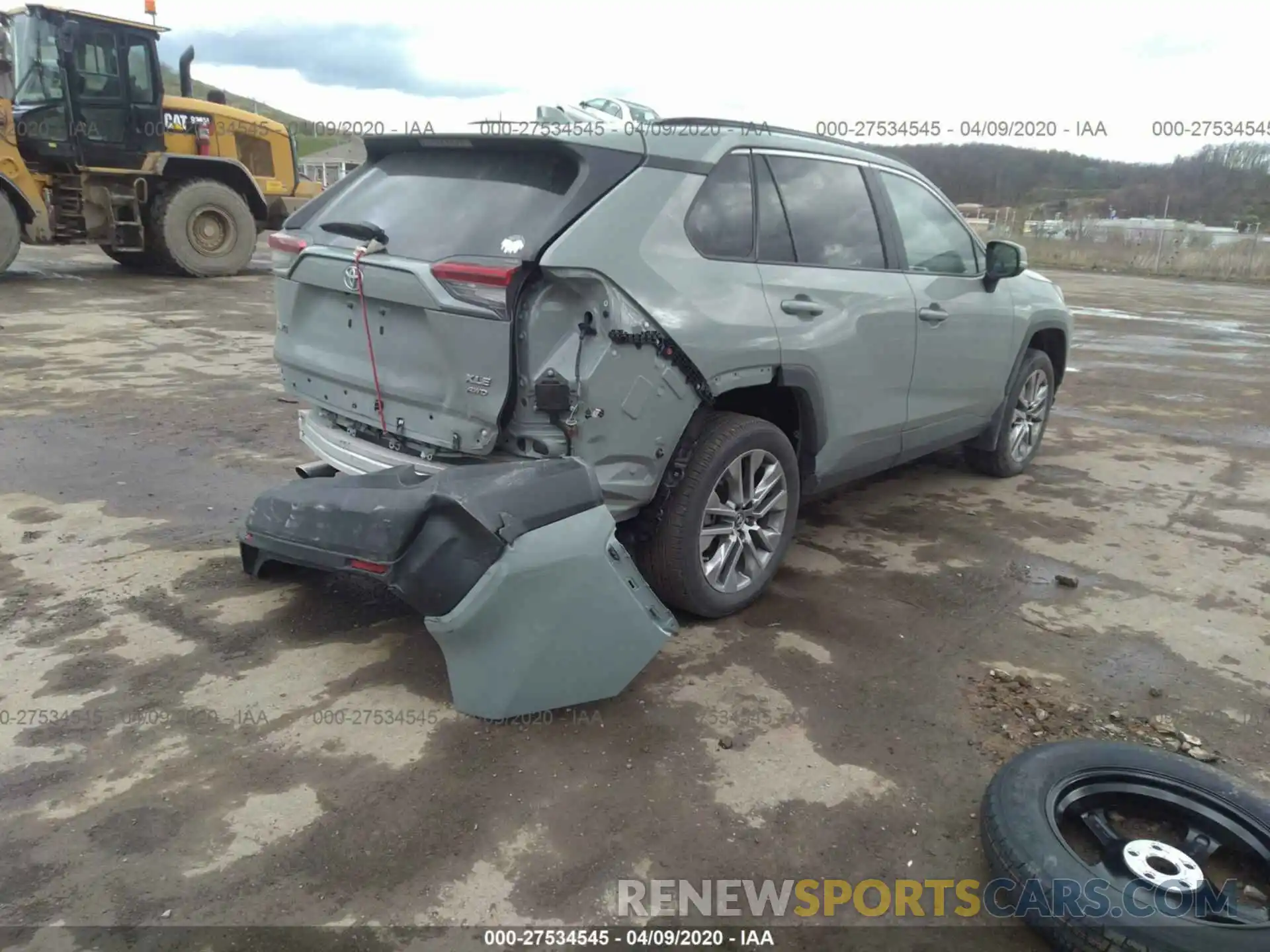 4 Фотография поврежденного автомобиля 2T3A1RFV7KC027690 TOYOTA RAV4 2019