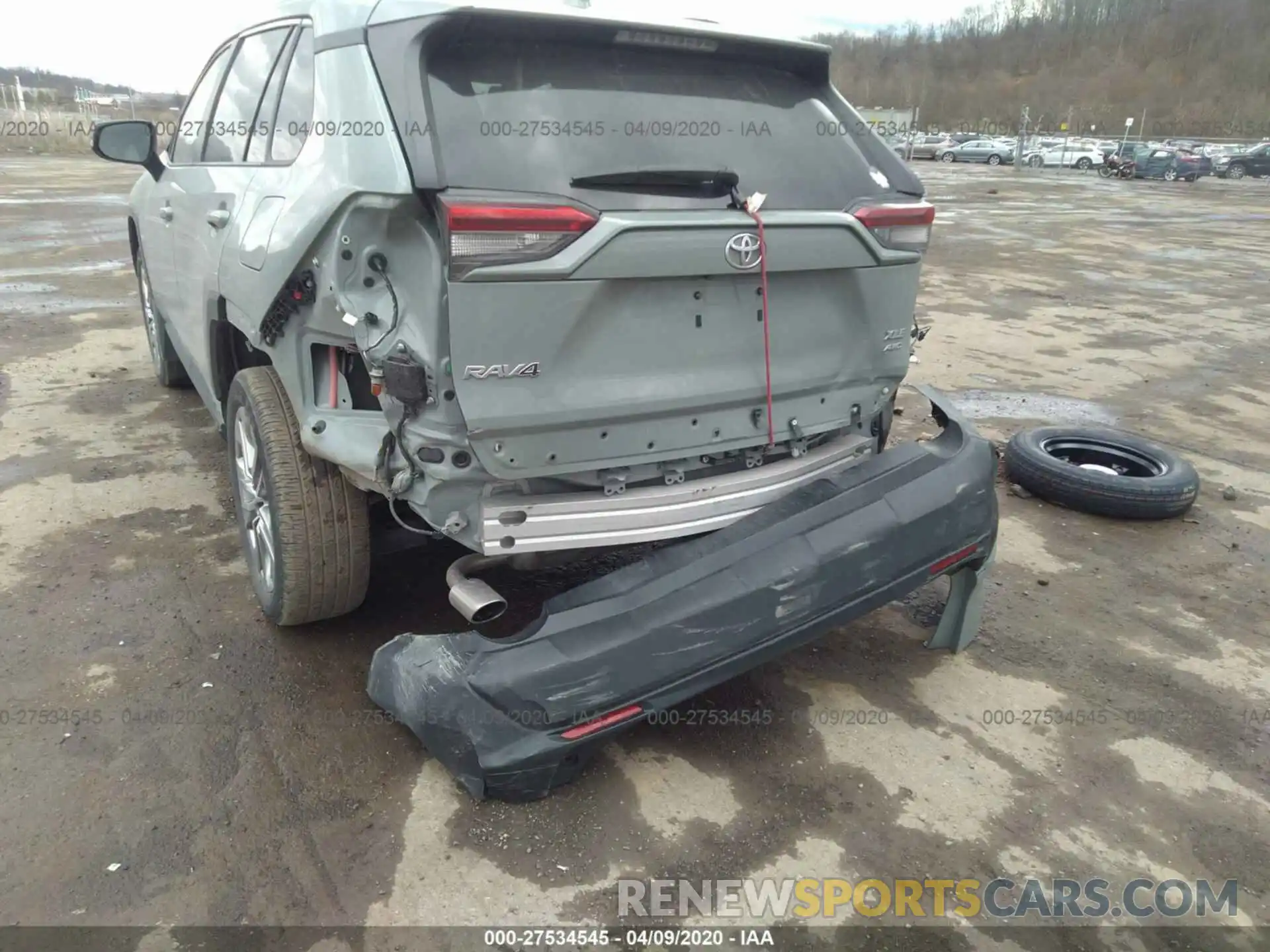 6 Фотография поврежденного автомобиля 2T3A1RFV7KC027690 TOYOTA RAV4 2019