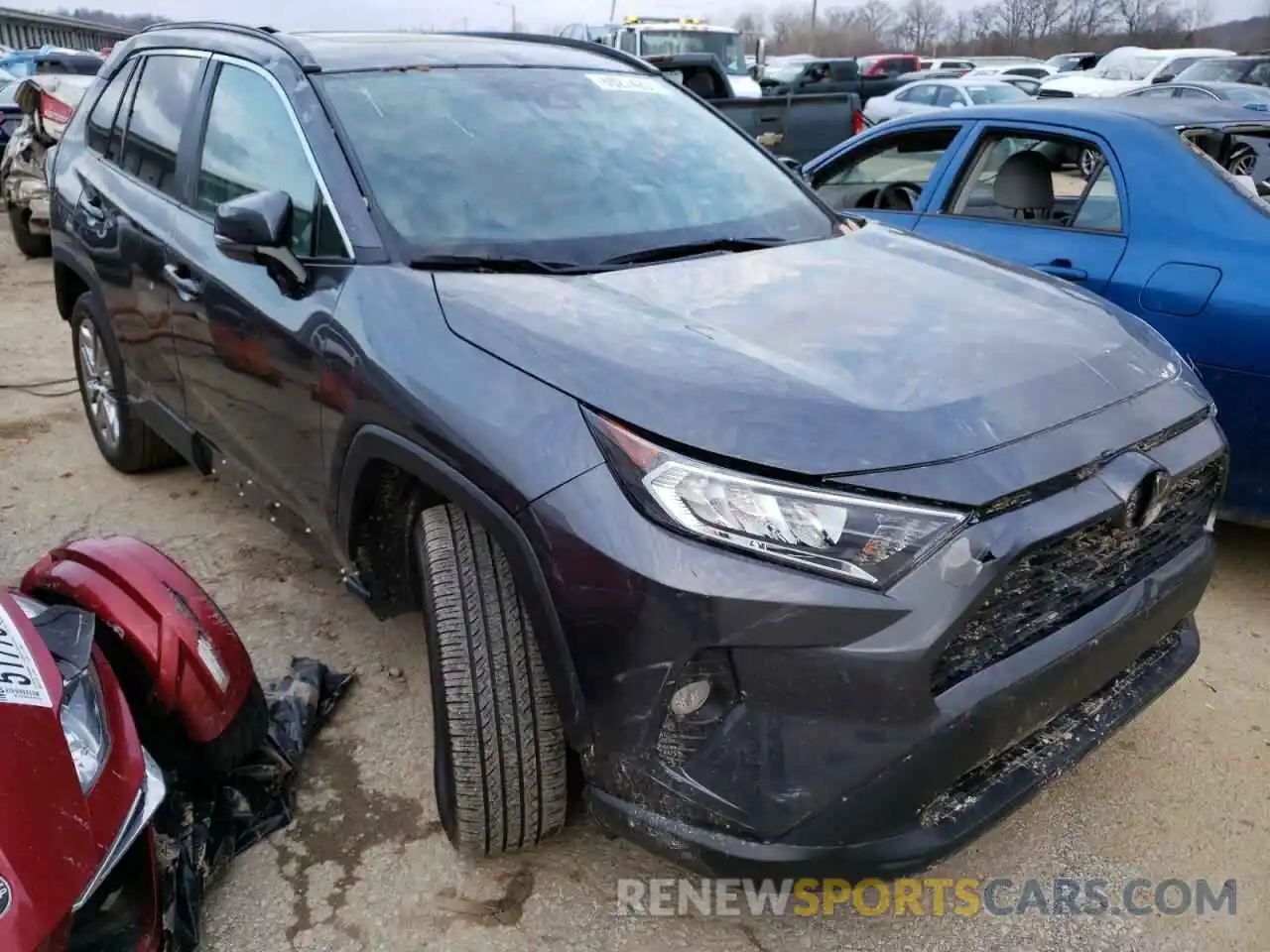 1 Фотография поврежденного автомобиля 2T3A1RFV7KC028788 TOYOTA RAV4 2019