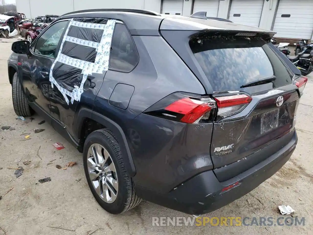 3 Photograph of a damaged car 2T3A1RFV7KC028788 TOYOTA RAV4 2019