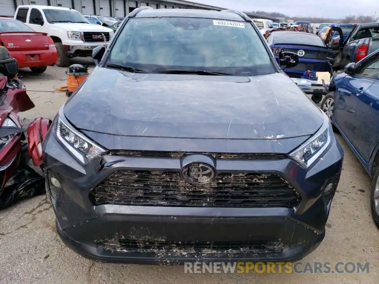 9 Фотография поврежденного автомобиля 2T3A1RFV7KC028788 TOYOTA RAV4 2019