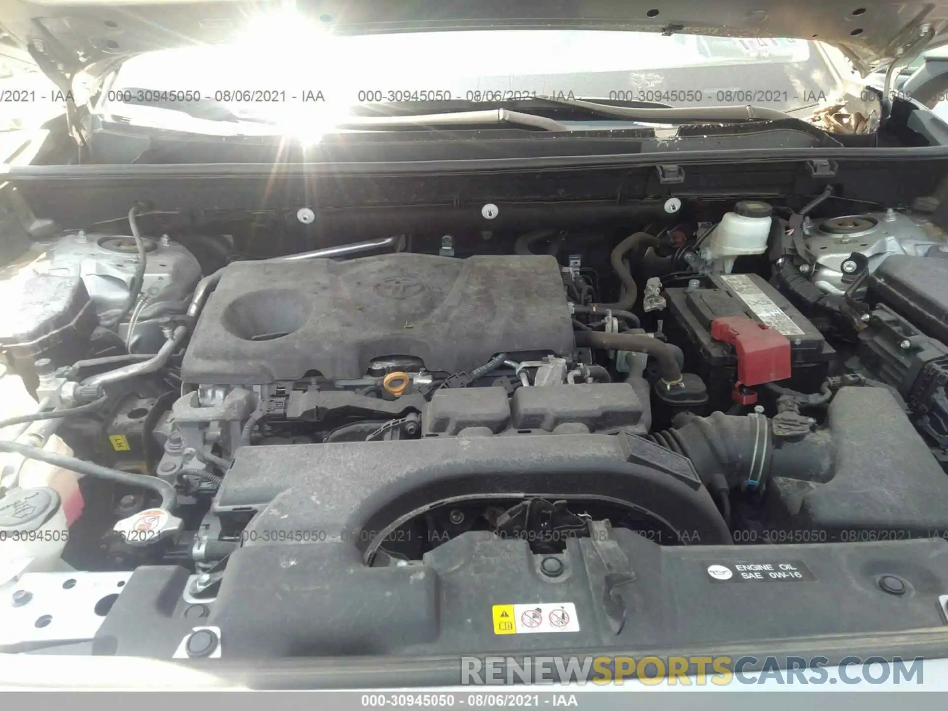 10 Фотография поврежденного автомобиля 2T3A1RFV7KC032355 TOYOTA RAV4 2019