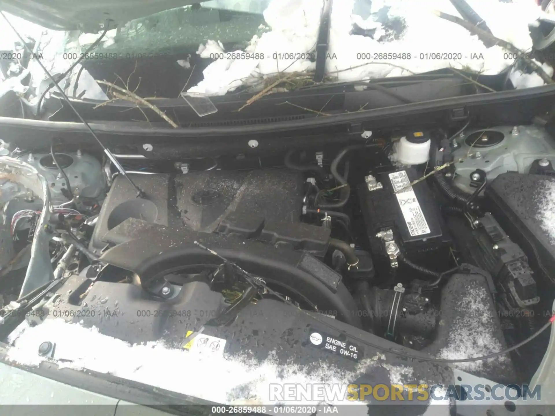 10 Photograph of a damaged car 2T3A1RFV7KC034848 TOYOTA RAV4 2019