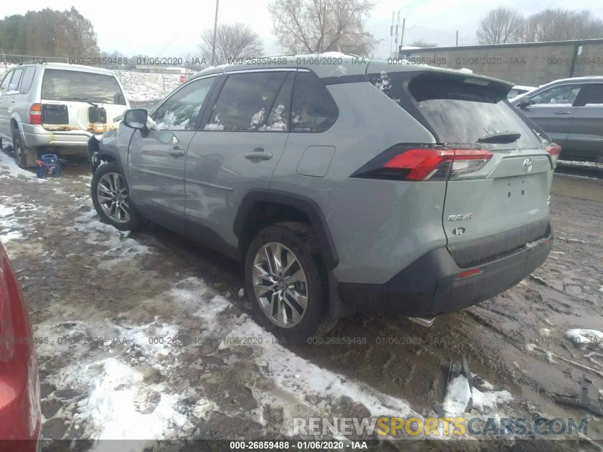 3 Photograph of a damaged car 2T3A1RFV7KC034848 TOYOTA RAV4 2019