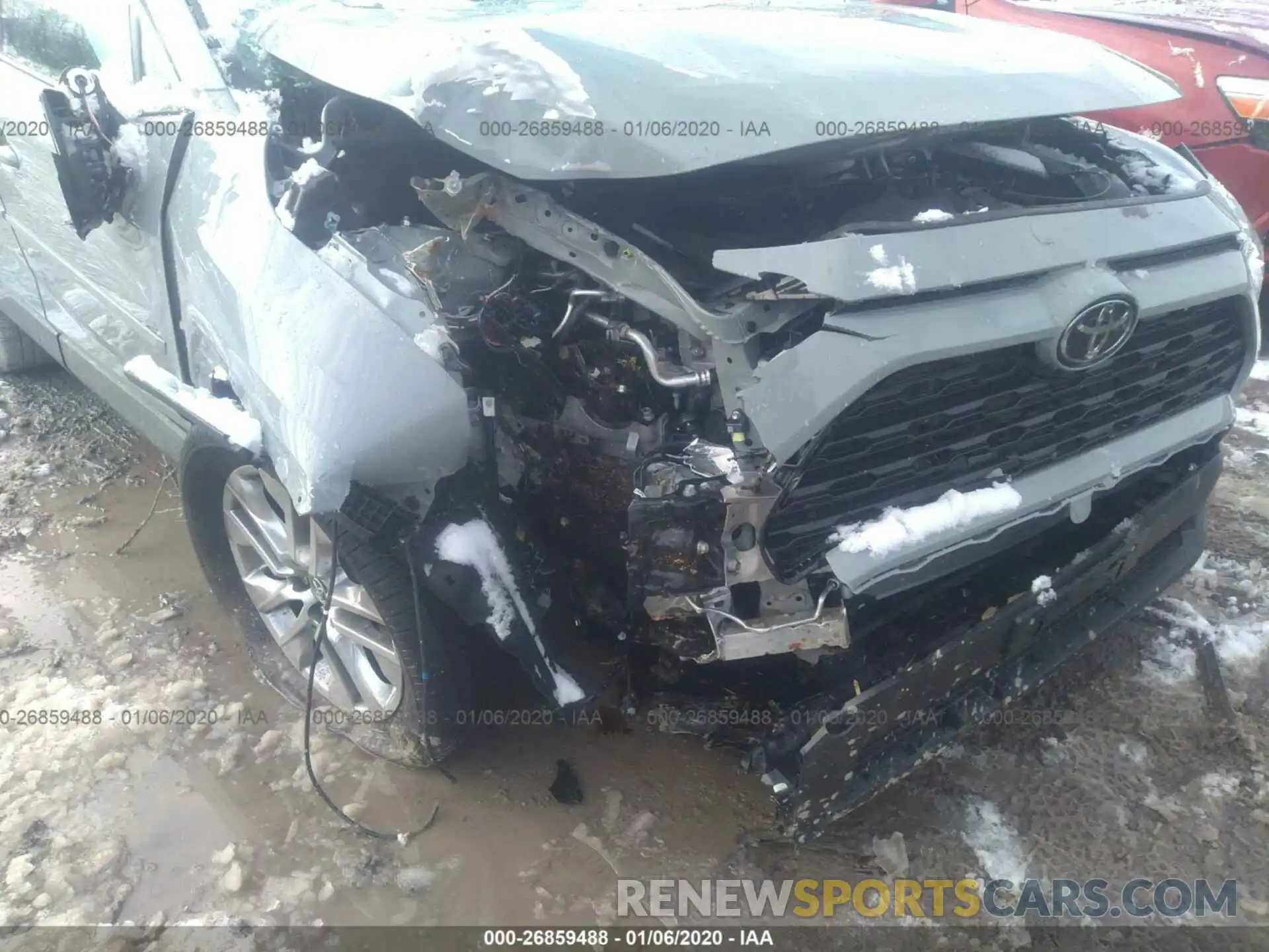 6 Фотография поврежденного автомобиля 2T3A1RFV7KC034848 TOYOTA RAV4 2019