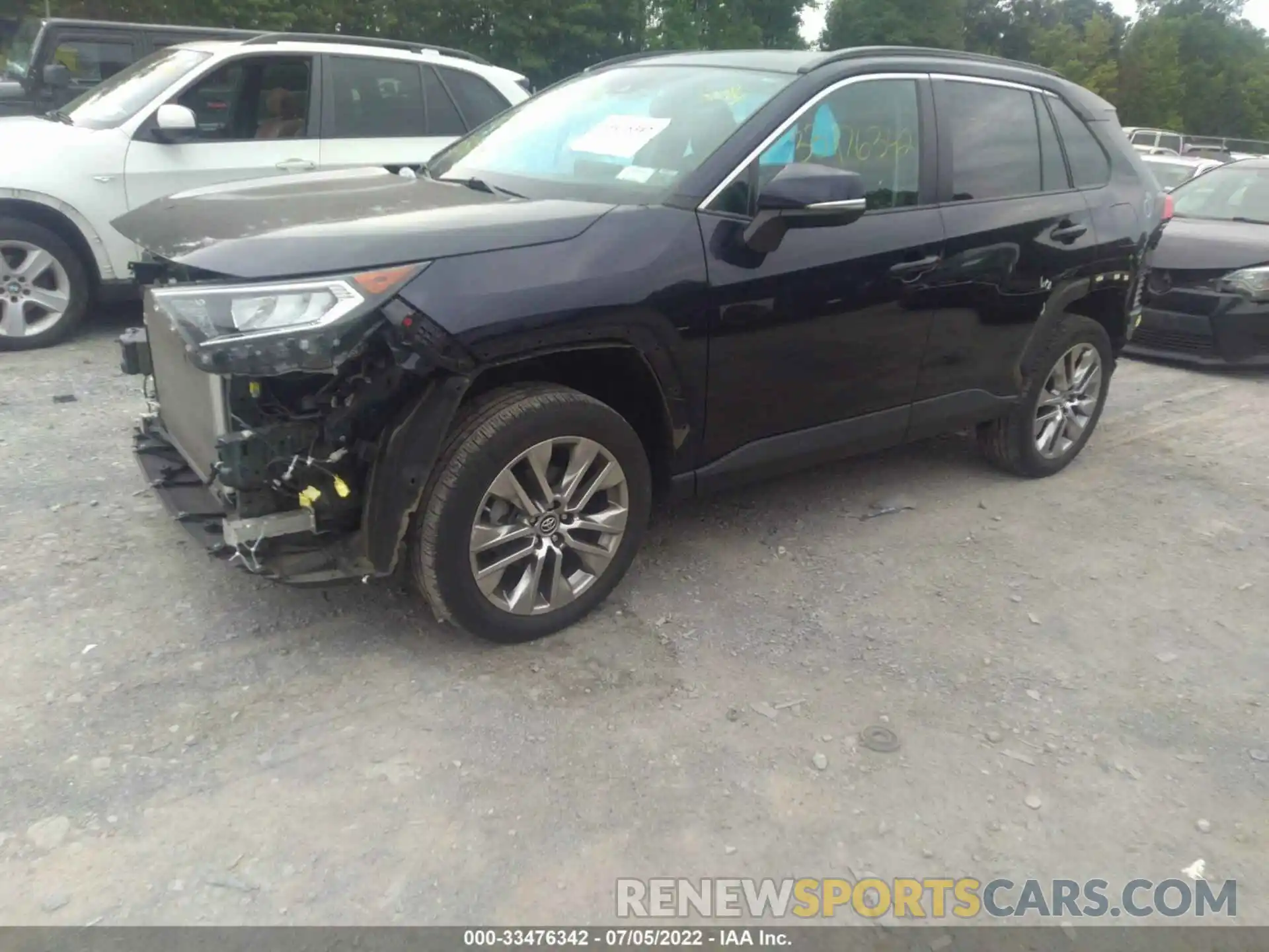 2 Photograph of a damaged car 2T3A1RFV7KC035482 TOYOTA RAV4 2019