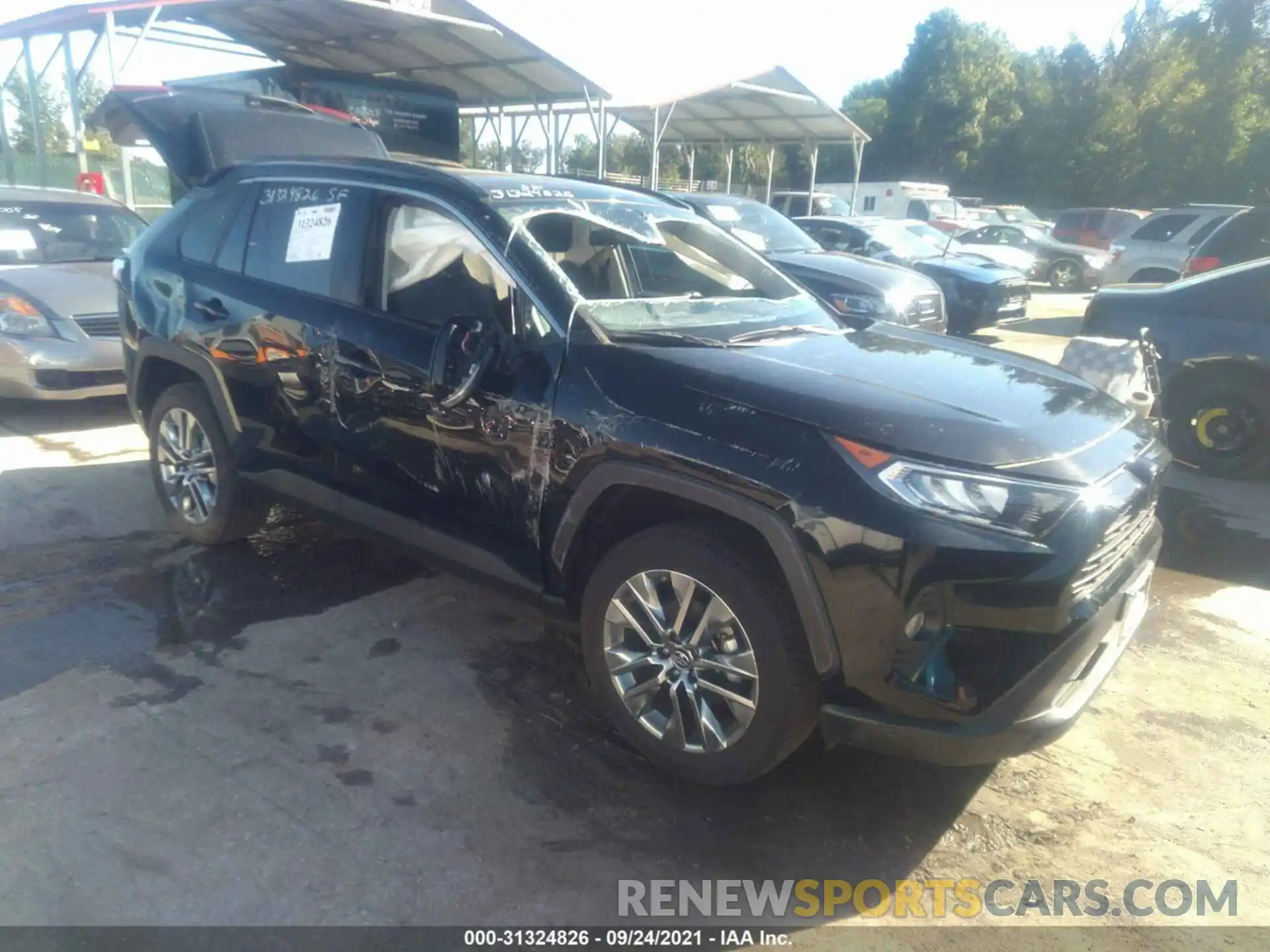 1 Photograph of a damaged car 2T3A1RFV7KC046305 TOYOTA RAV4 2019