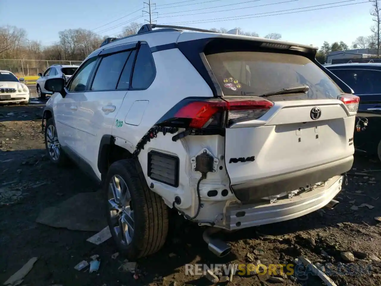 3 Photograph of a damaged car 2T3A1RFV7KC053822 TOYOTA RAV4 2019