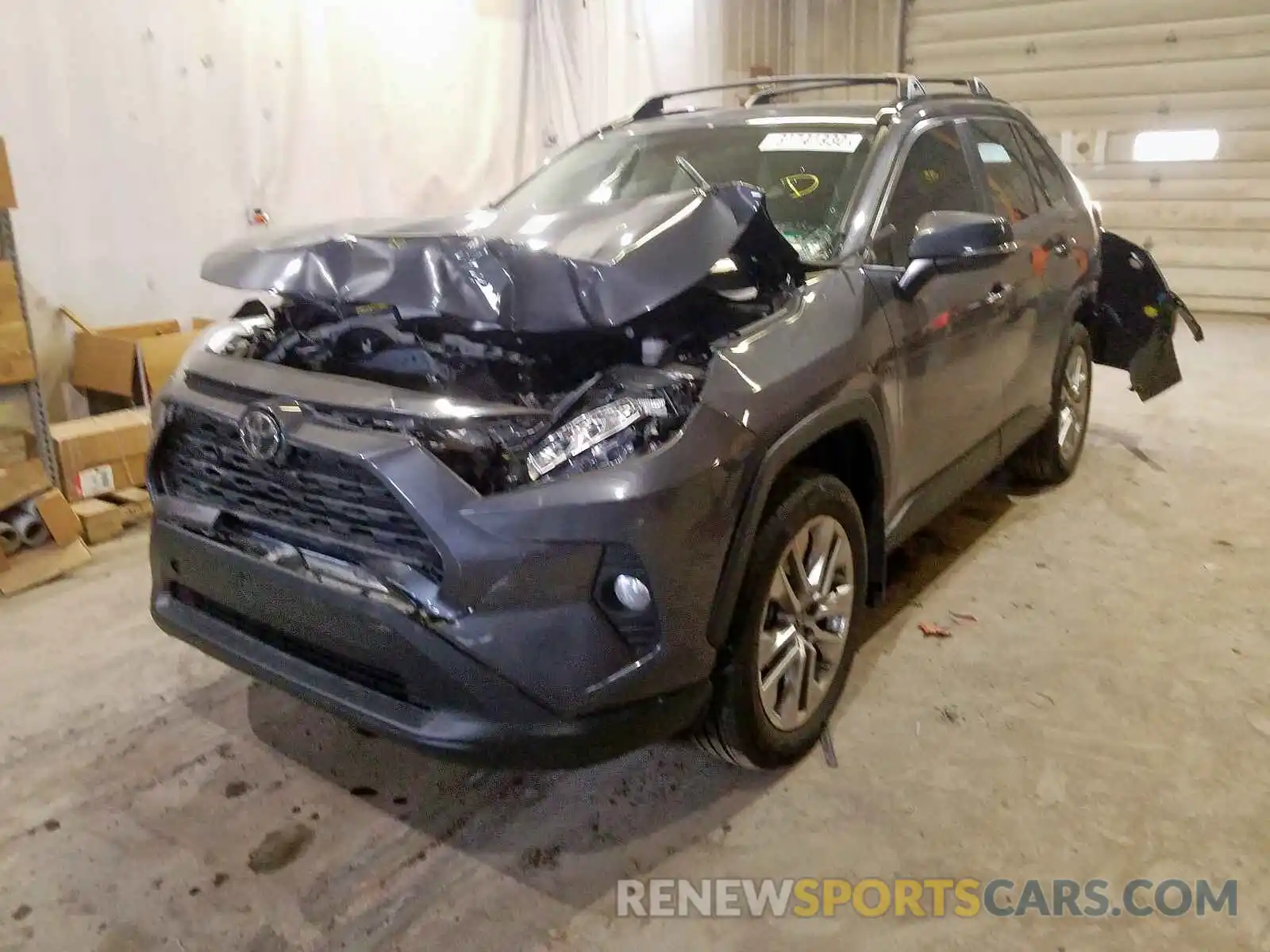 2 Фотография поврежденного автомобиля 2T3A1RFV7KW001377 TOYOTA RAV4 2019