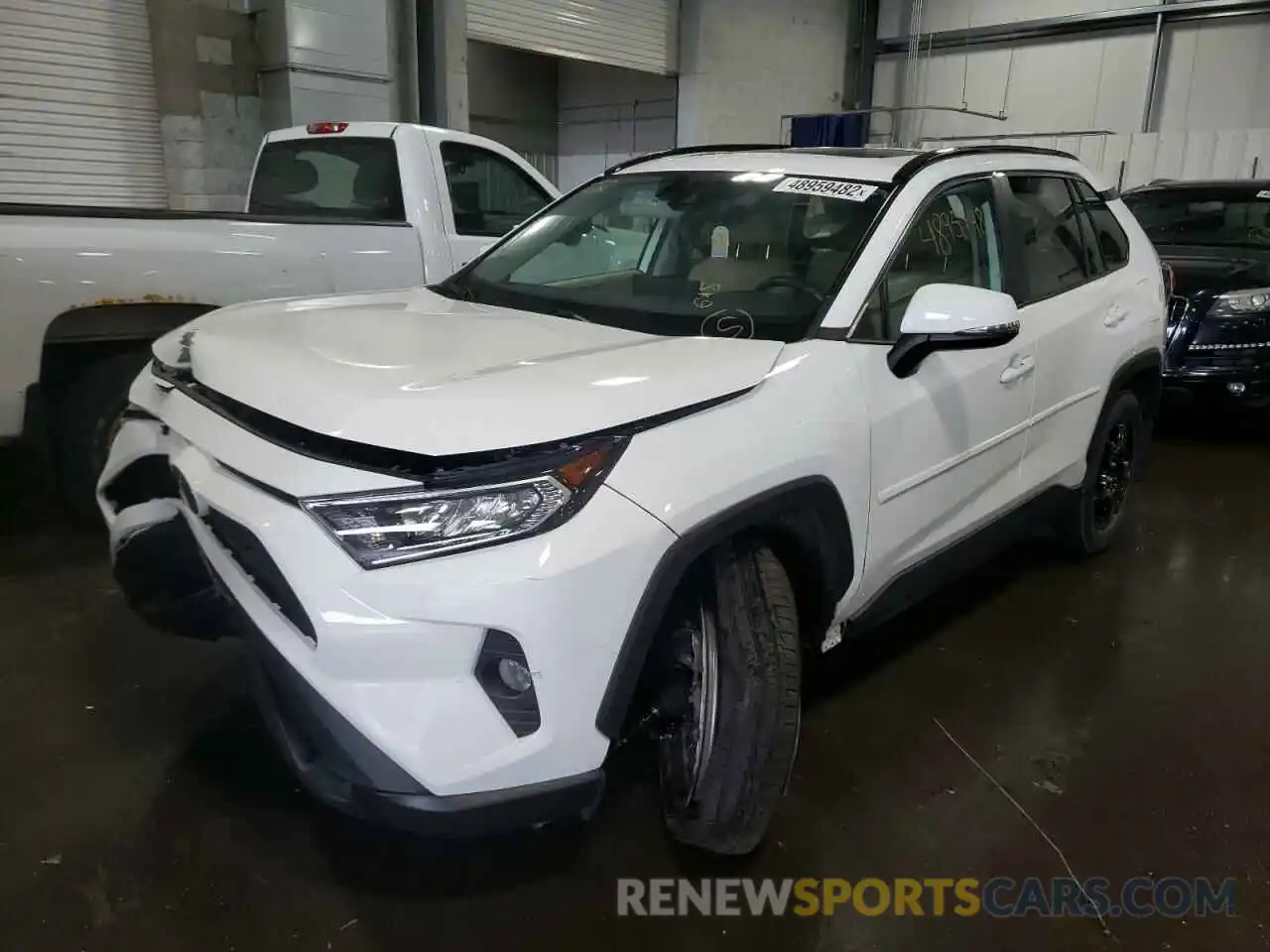 2 Photograph of a damaged car 2T3A1RFV7KW034251 TOYOTA RAV4 2019