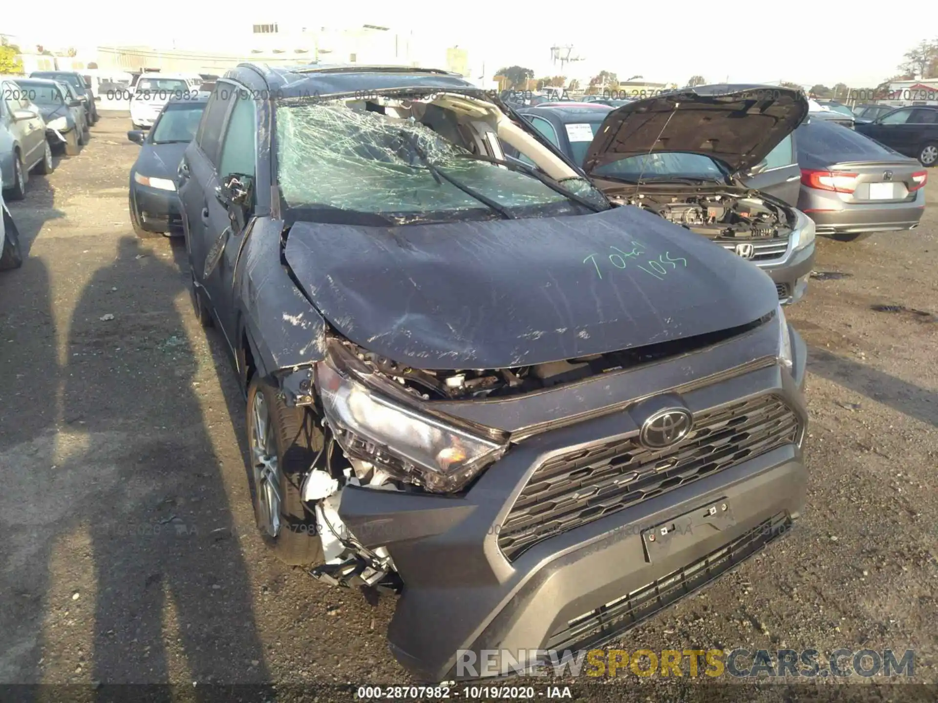 6 Фотография поврежденного автомобиля 2T3A1RFV7KW060798 TOYOTA RAV4 2019