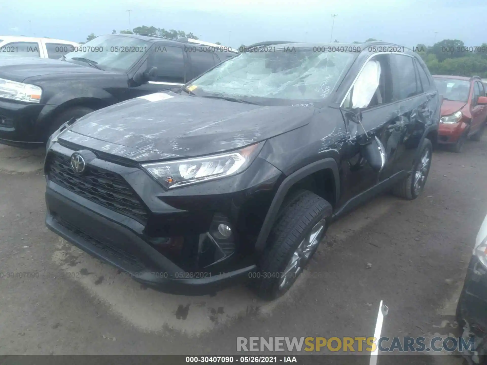 2 Photograph of a damaged car 2T3A1RFV8KC011529 TOYOTA RAV4 2019