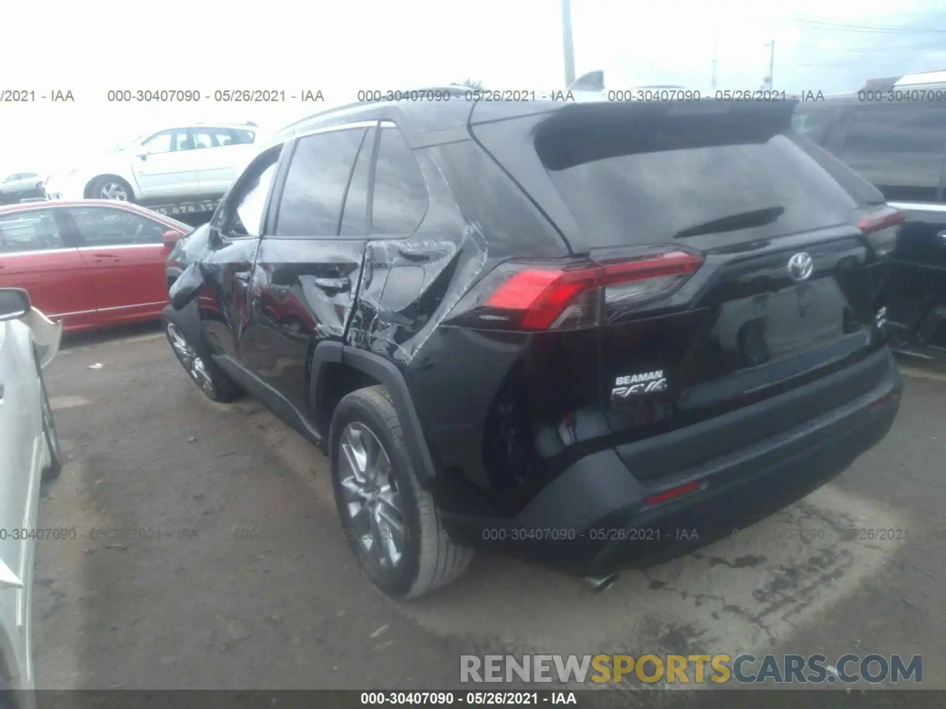 3 Photograph of a damaged car 2T3A1RFV8KC011529 TOYOTA RAV4 2019