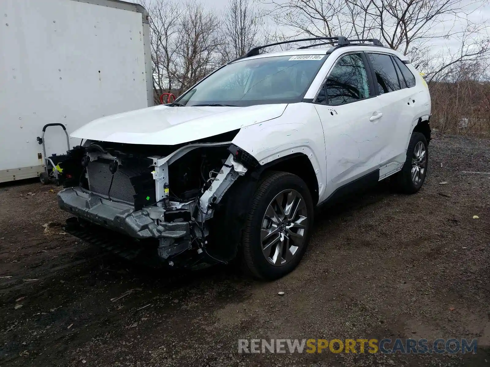 2 Photograph of a damaged car 2T3A1RFV8KC036334 TOYOTA RAV4 2019