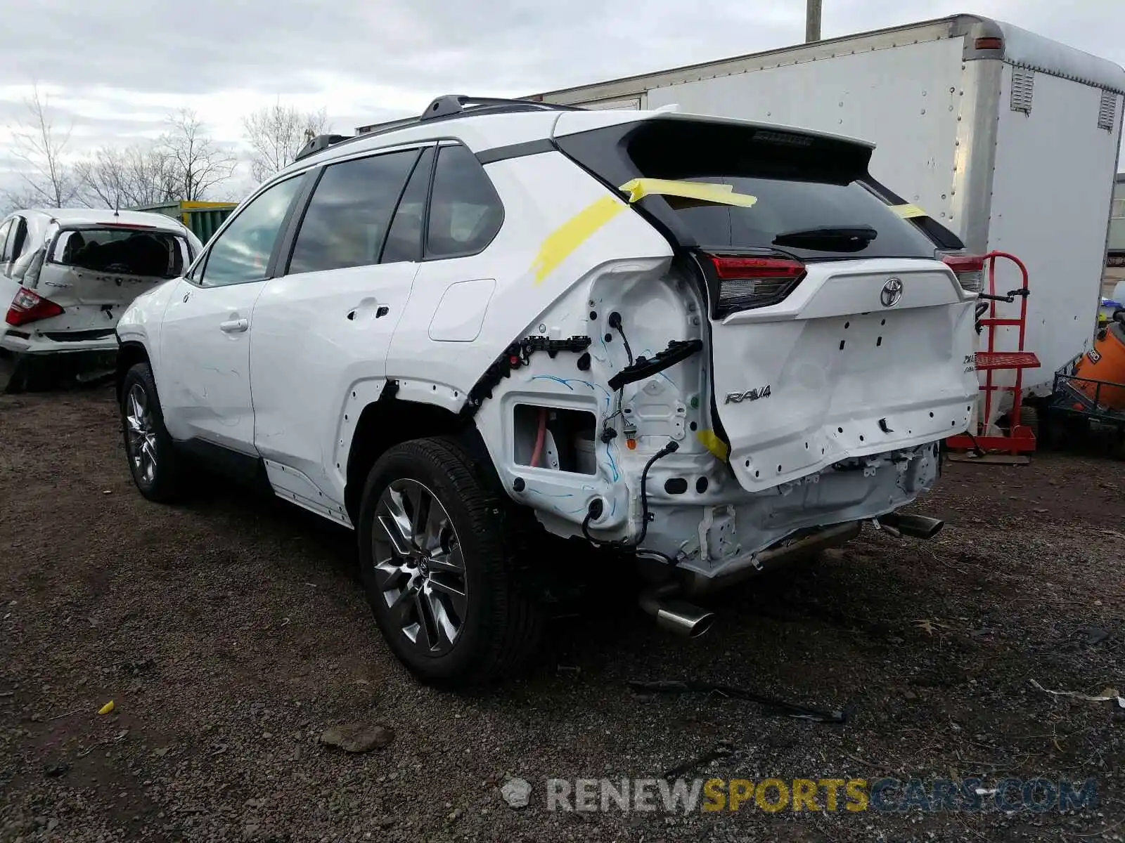 3 Photograph of a damaged car 2T3A1RFV8KC036334 TOYOTA RAV4 2019