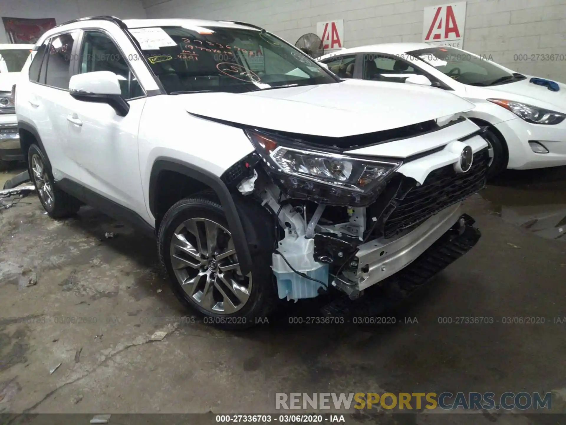 6 Photograph of a damaged car 2T3A1RFV8KC036799 TOYOTA RAV4 2019